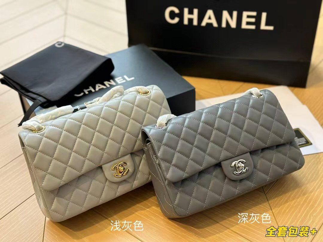 Tổng Hợp Bảng Màu Túi Chanel Classic Da Lì Super Size 25cm Fullbox