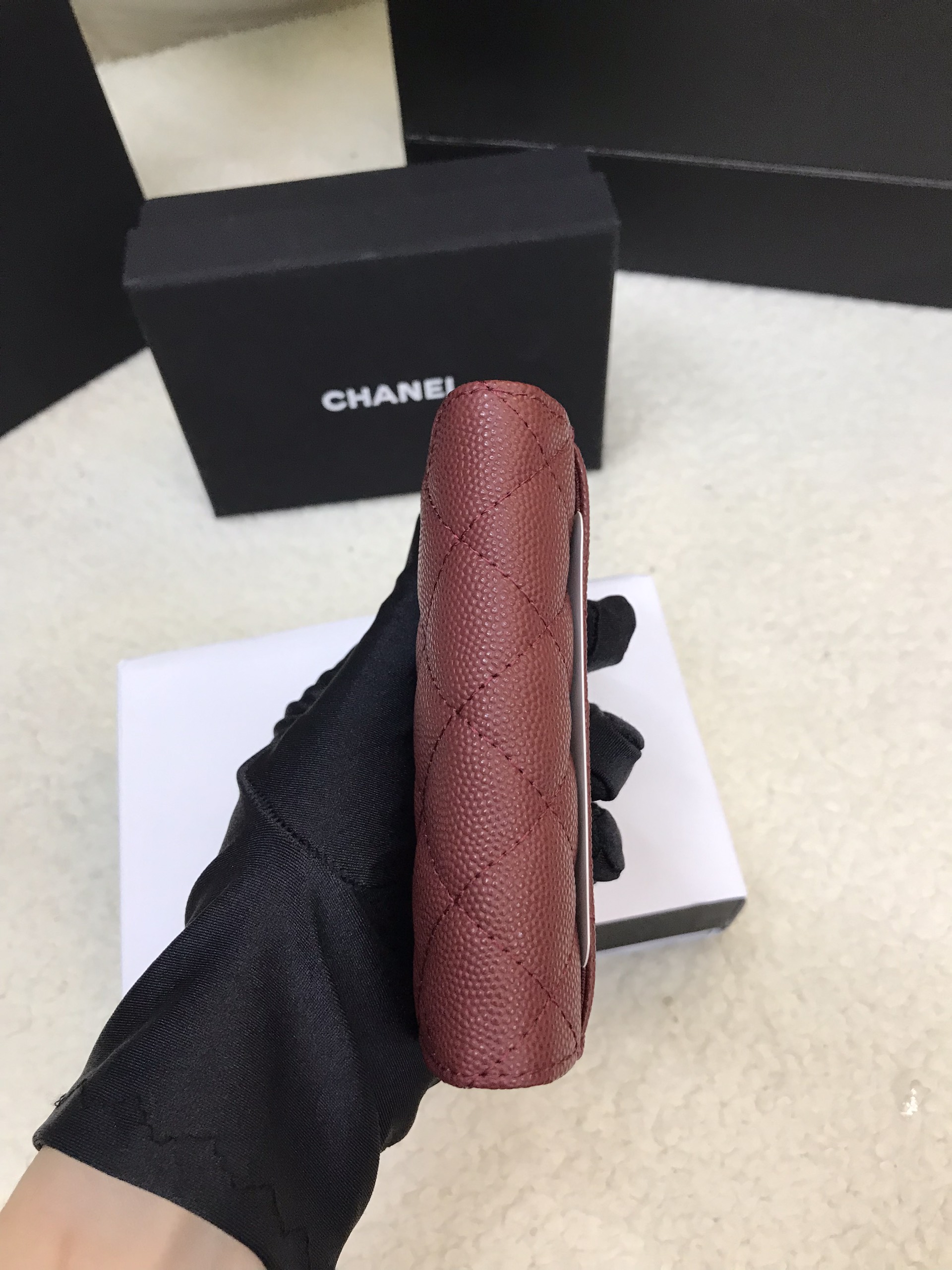 Ví Chanel Classic Card Holder Red Siêu Cấp