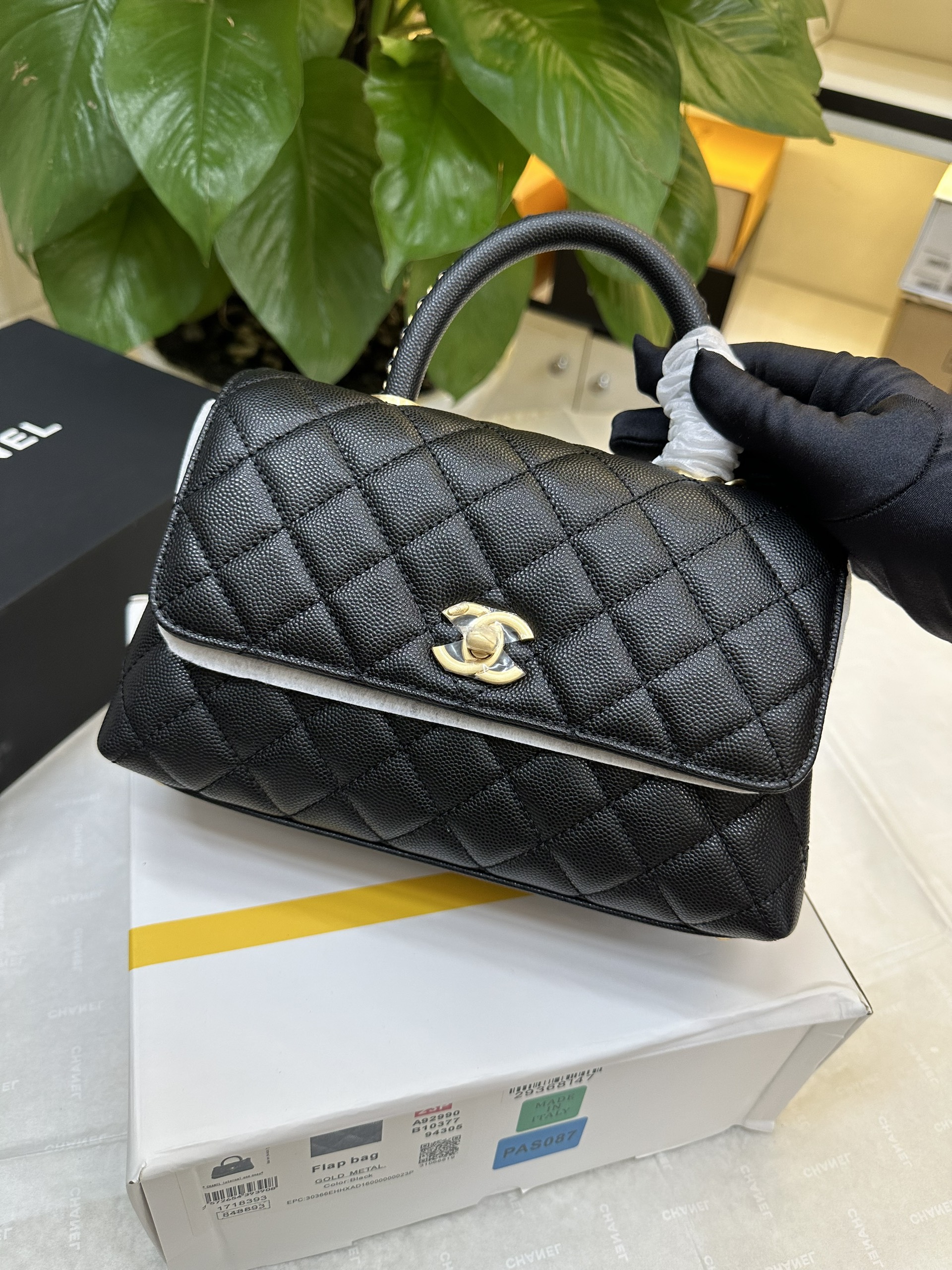 Túi Chanel Coco Handle Small Vip Màu Đen Size 23cm