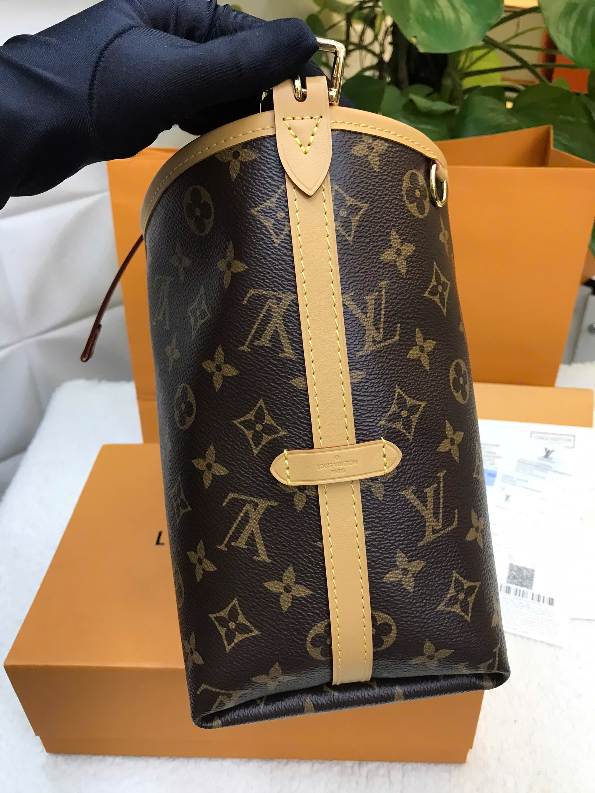 Túi LV CarryAll PM Vip Màu Nâu Size 29cm M46203