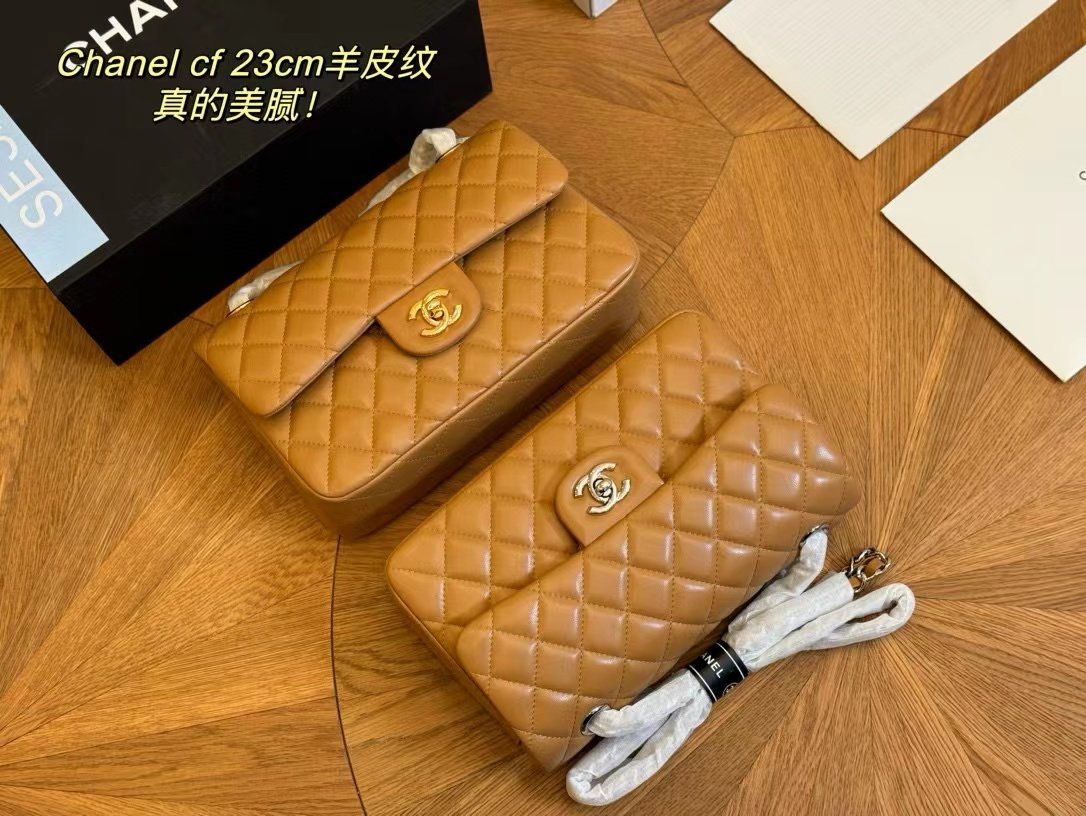 Tổng Hợp Bảng Màu Túi Chanel Classic Da Lì Super Size 23cm Fullbox