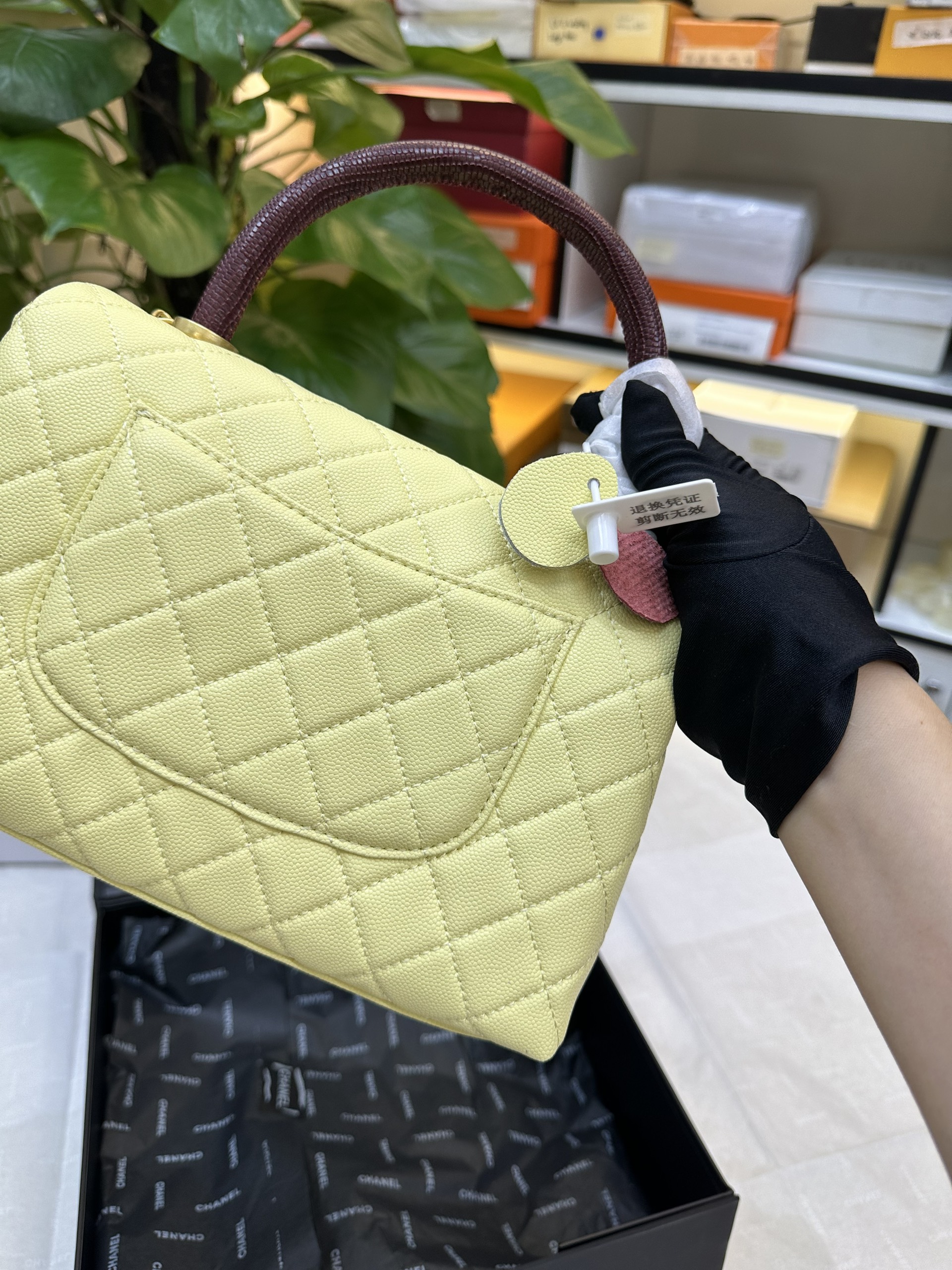 Túi Chanel CoCo Super Màu Xanh Size 23cm