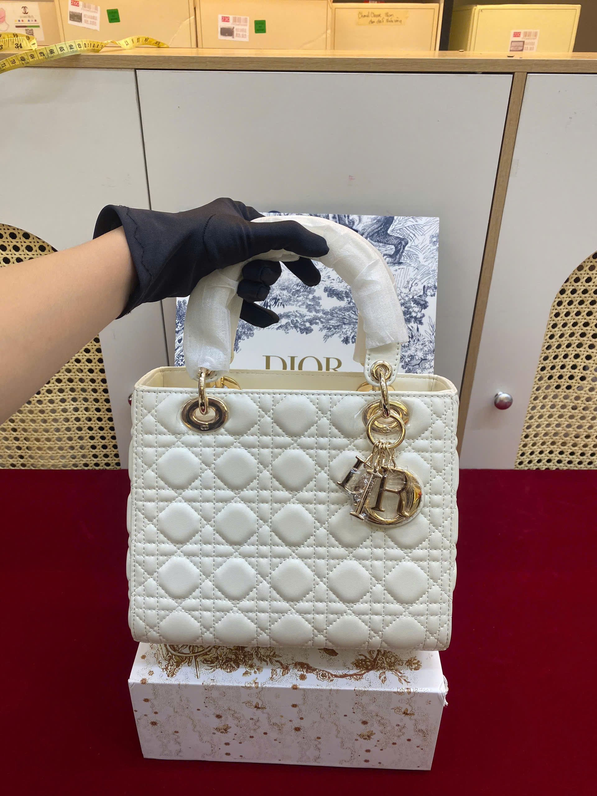 Túi Xách Medium Lady Dior Bag Super Size 24cm