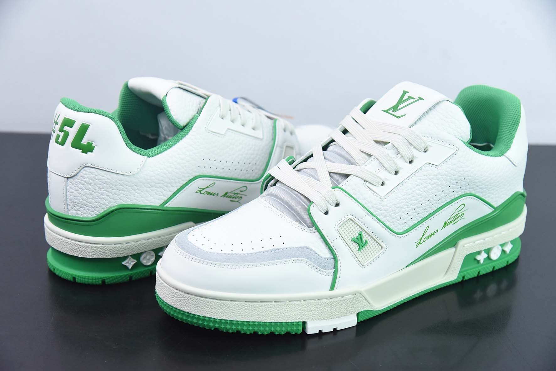 Giày Louis Vuitton White Green Siêu Cấp #5L Size 35-44 MLYI1V