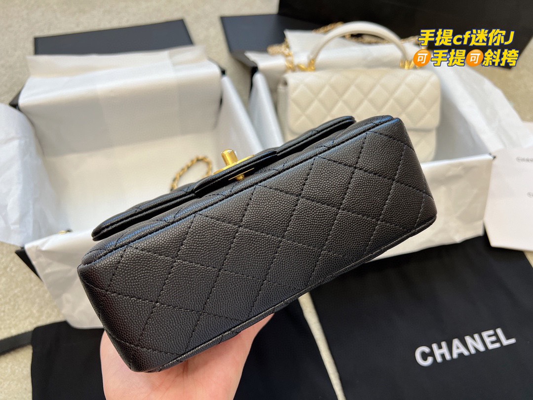 Tổng Hợp Túi Xách Chanel Classic Super Top Handle Size 20cm