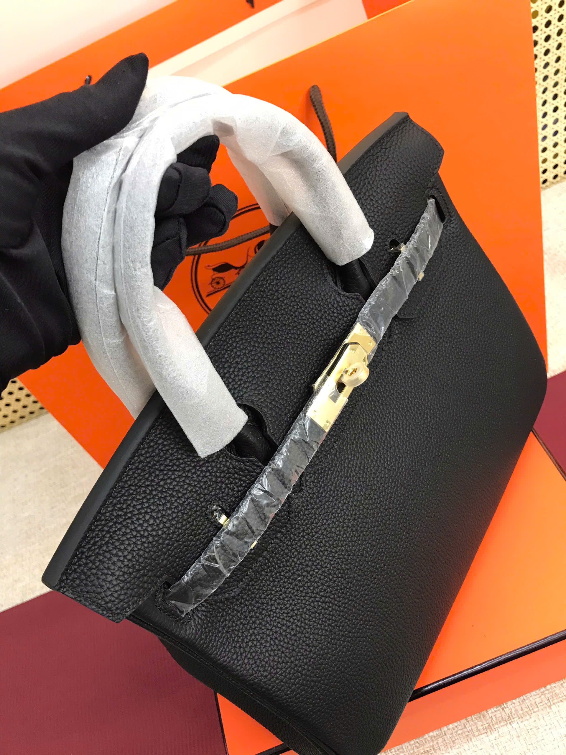 Túi Hermes Birkin Super Màu Đen Lót Đen Size 30cm