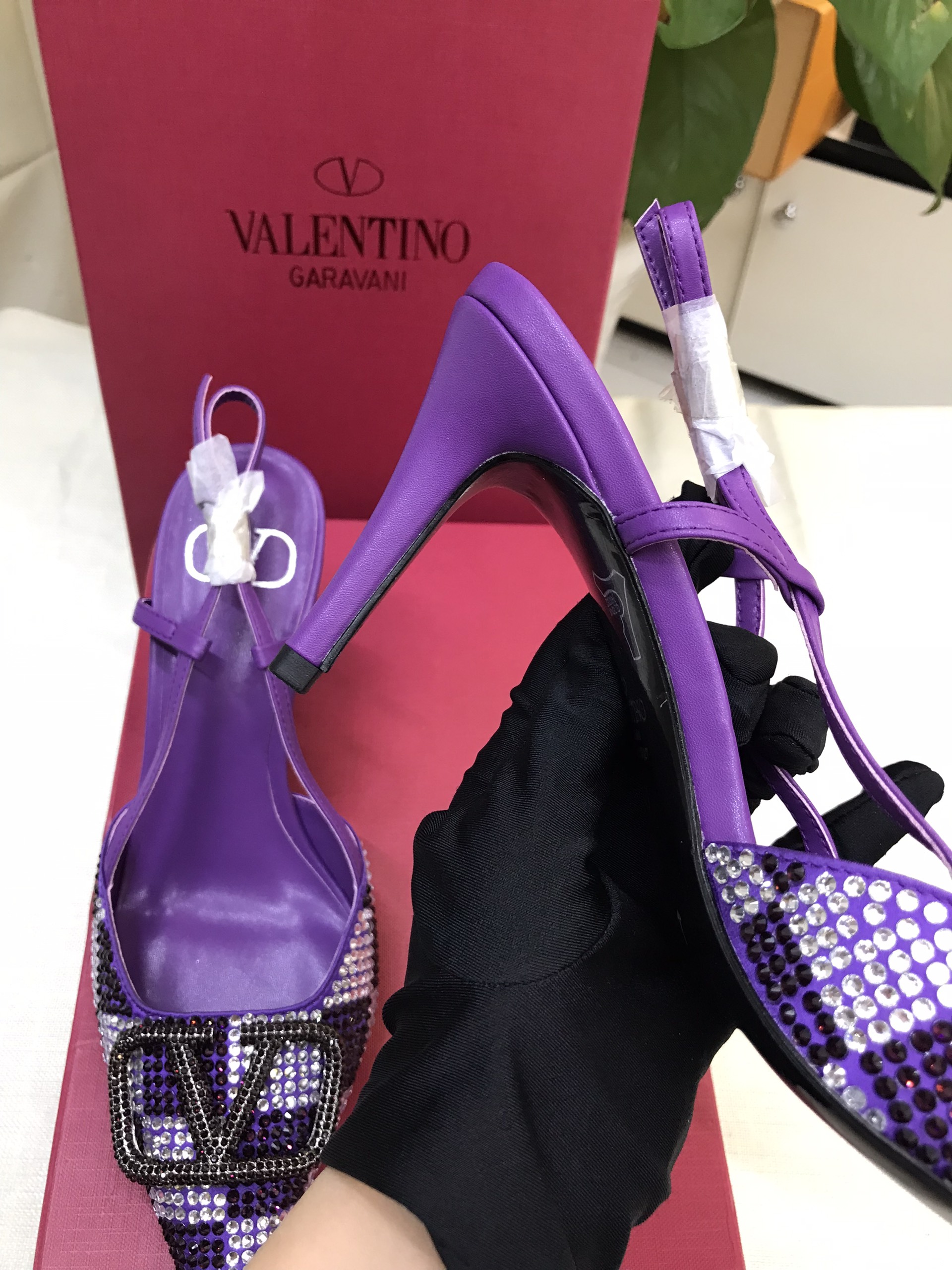 Giày Valentino Pumps Purple Siêu Cấp Size 39