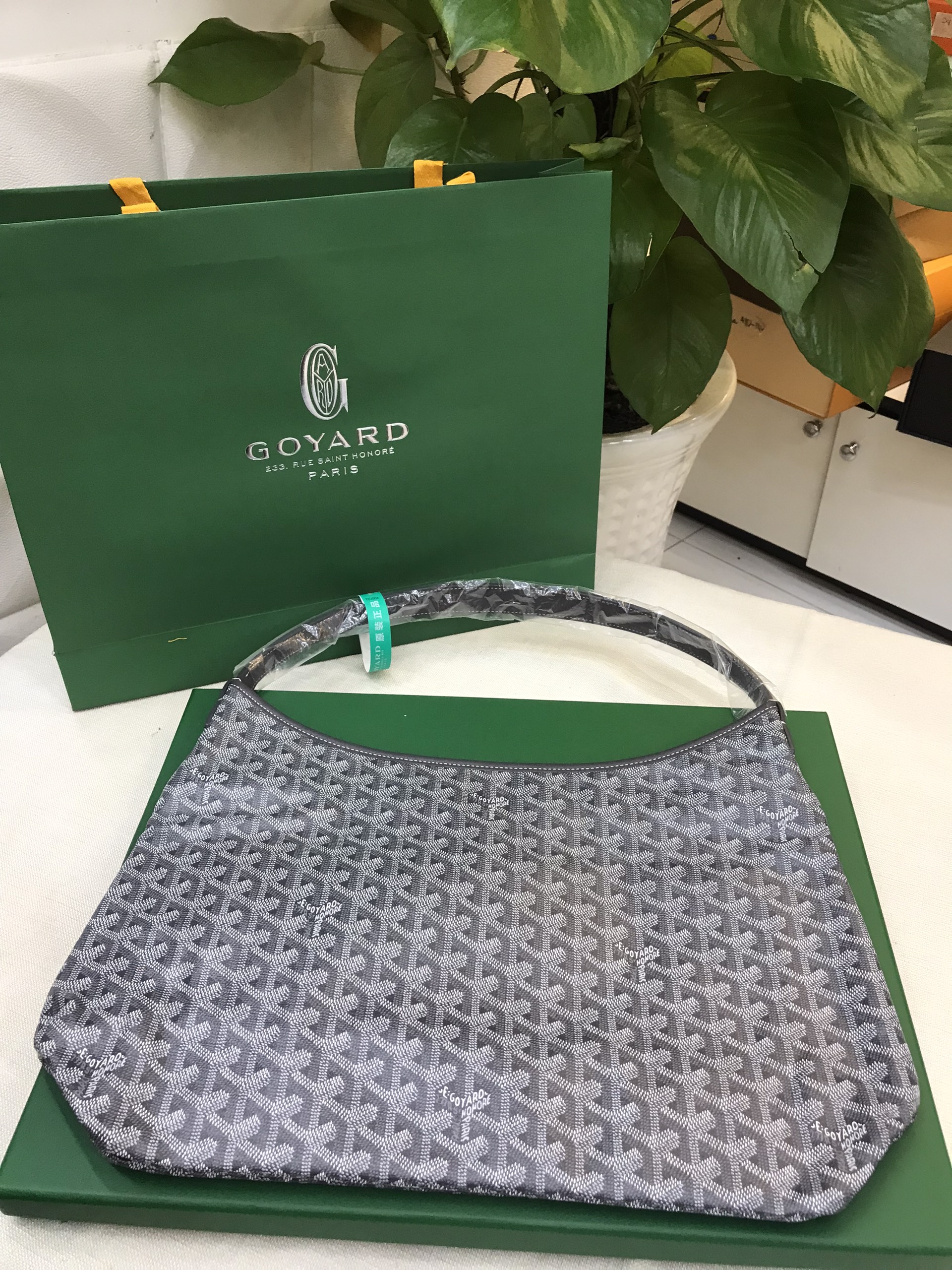 Túi Tote Goyard Bohème Hobo Bag Grey Siêu Cấp Màu Xám Size 42cm