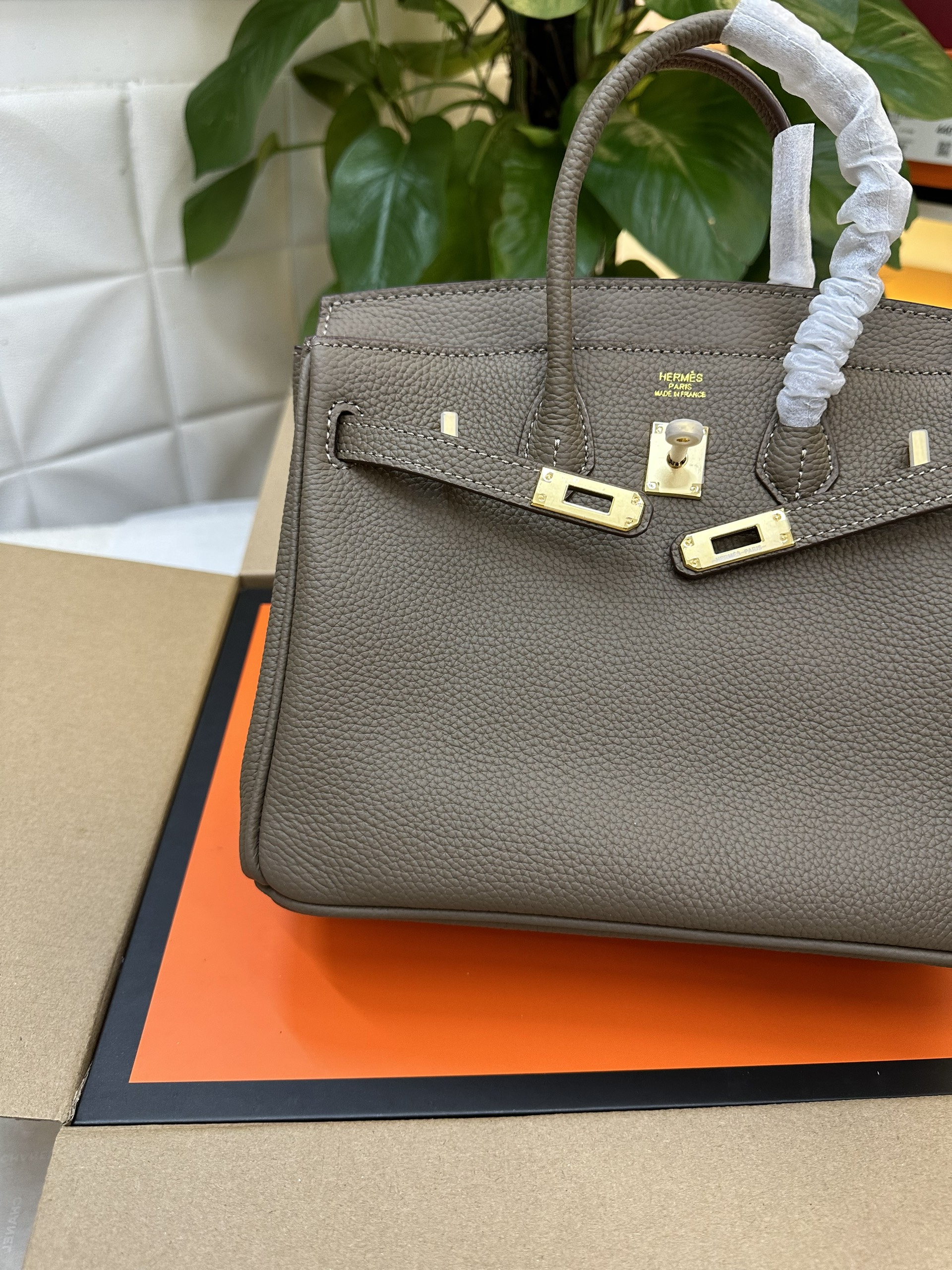 Túi Hermes Birkin Gray Super Màu Xám Size 25cm