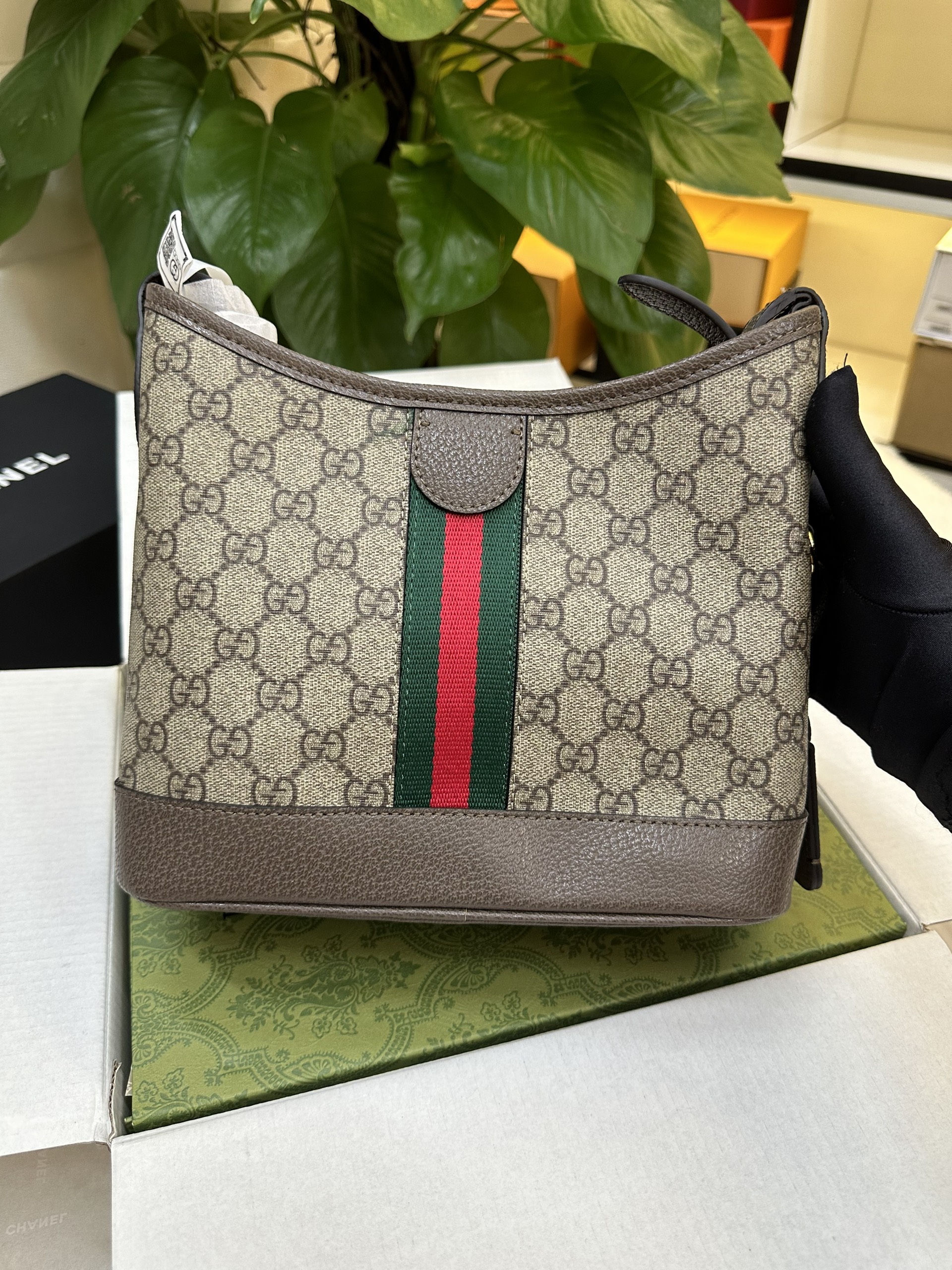 Túi Gucci Ophidia GG Small Shoulder Bag Super Size 30x22cm