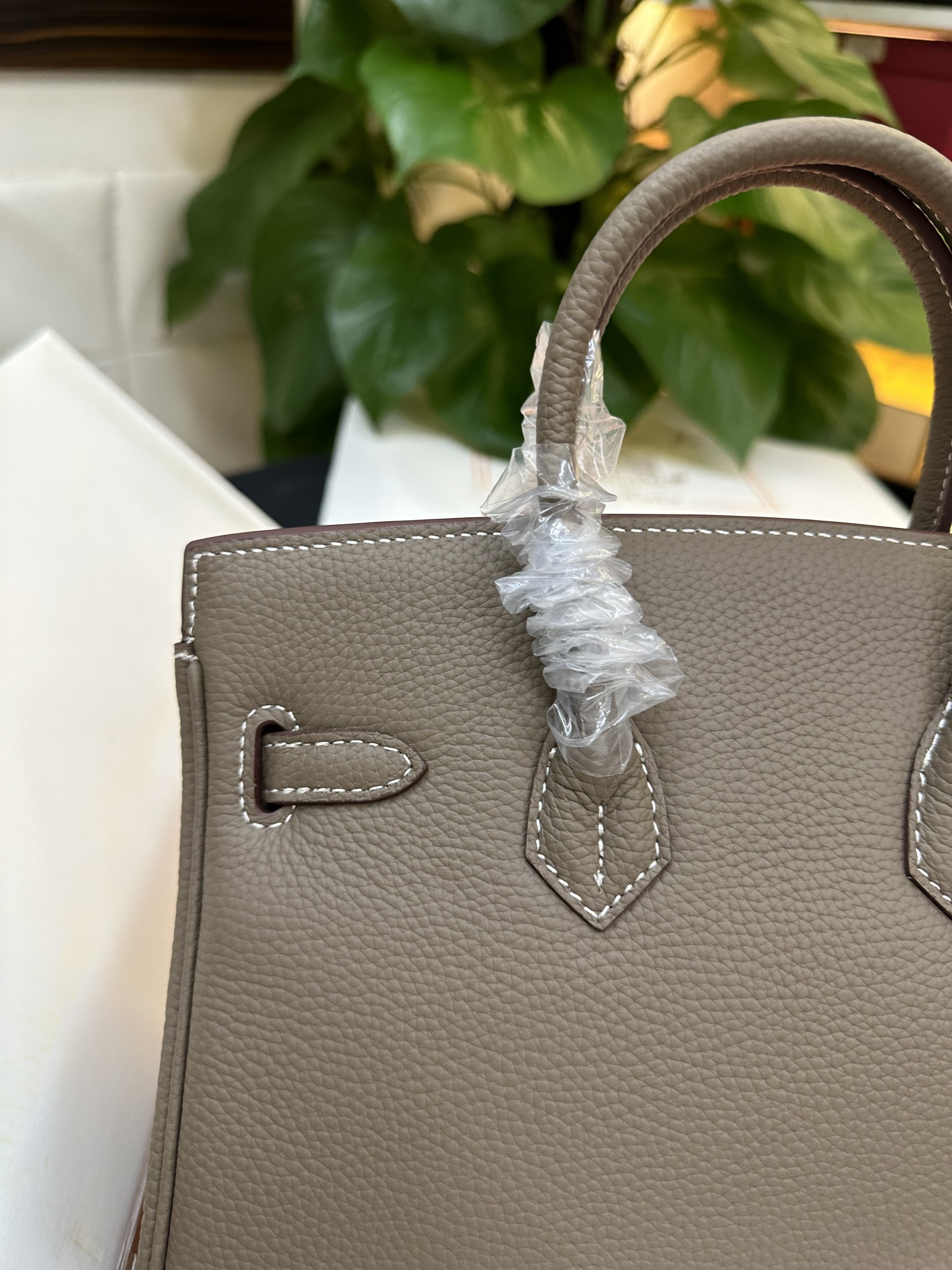 Túi Hermes Birkin 25 Super Màu Xám Size 25cm