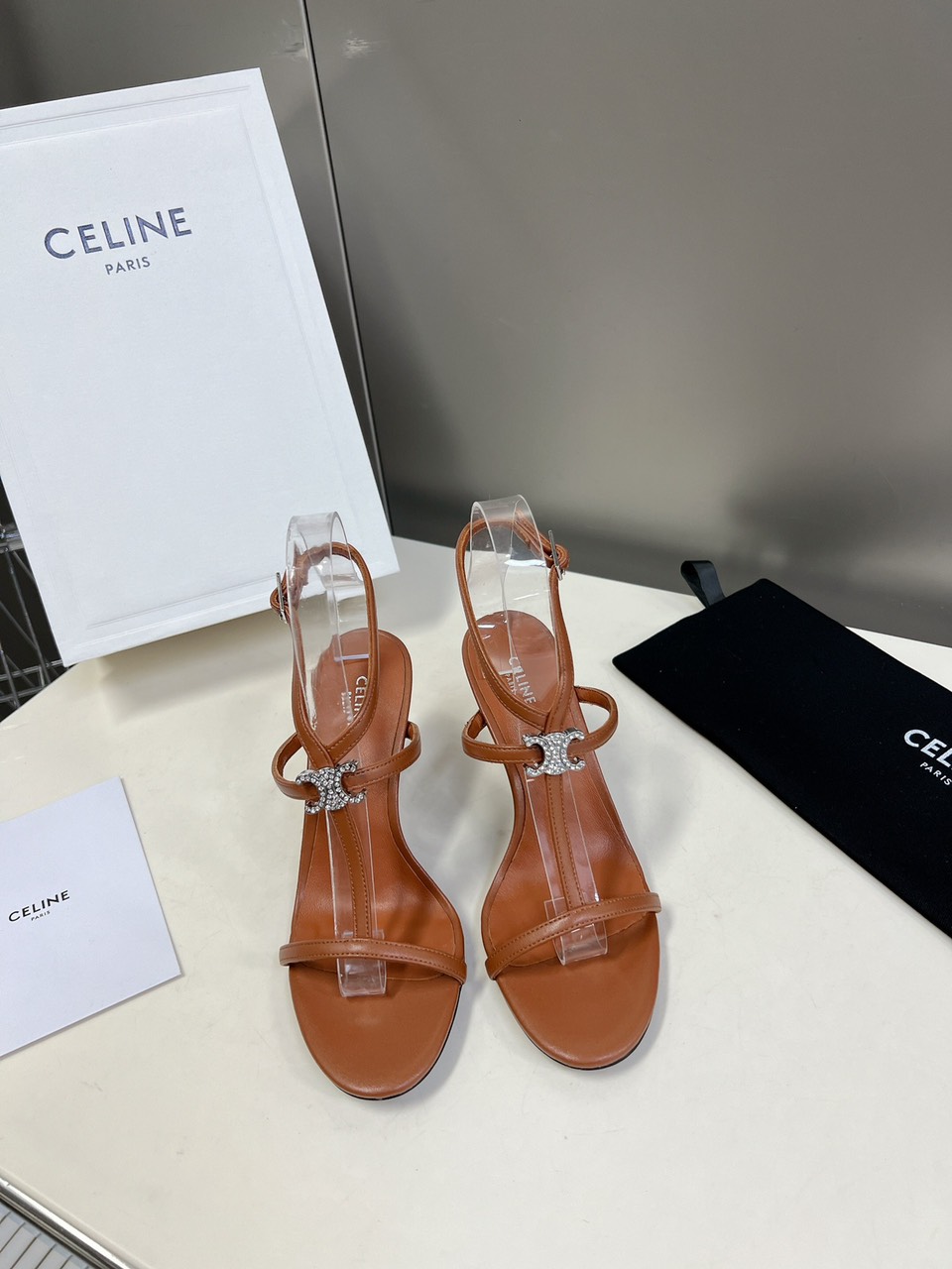 Giày Celine Sandal Cao Gót SIêu Cấp Cao 8,5cm