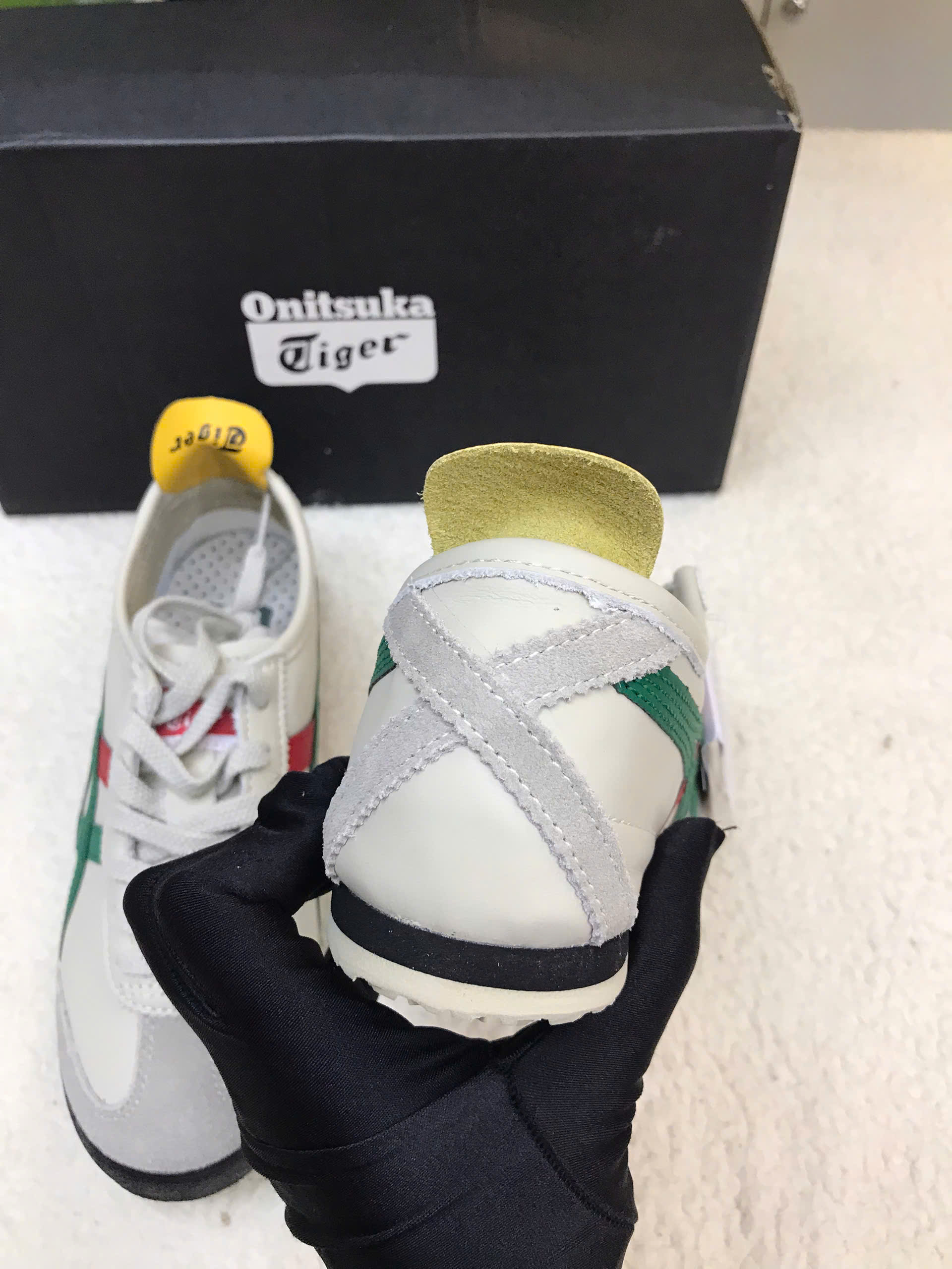 Giày Onitsuka Tiger Mexico 66 White Green DL408-1684 Size 36