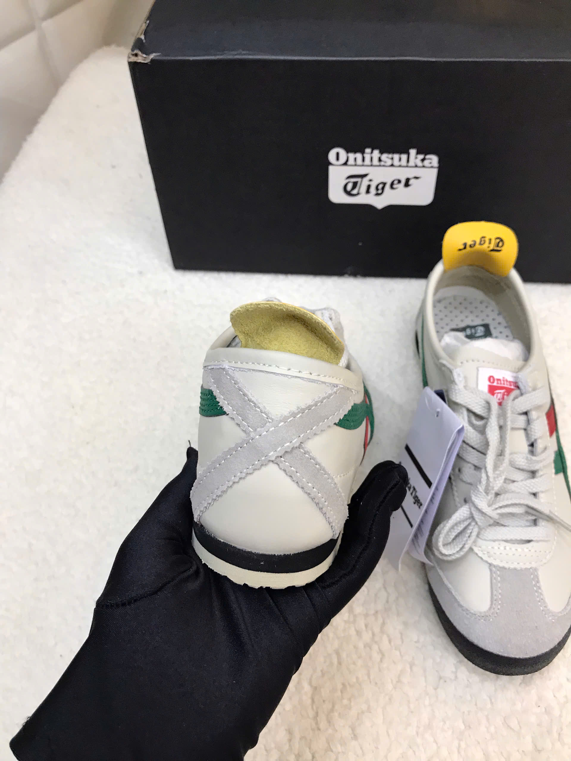 Giày Onitsuka Tiger Mexico 66 White Green DL408-1684 Size 36