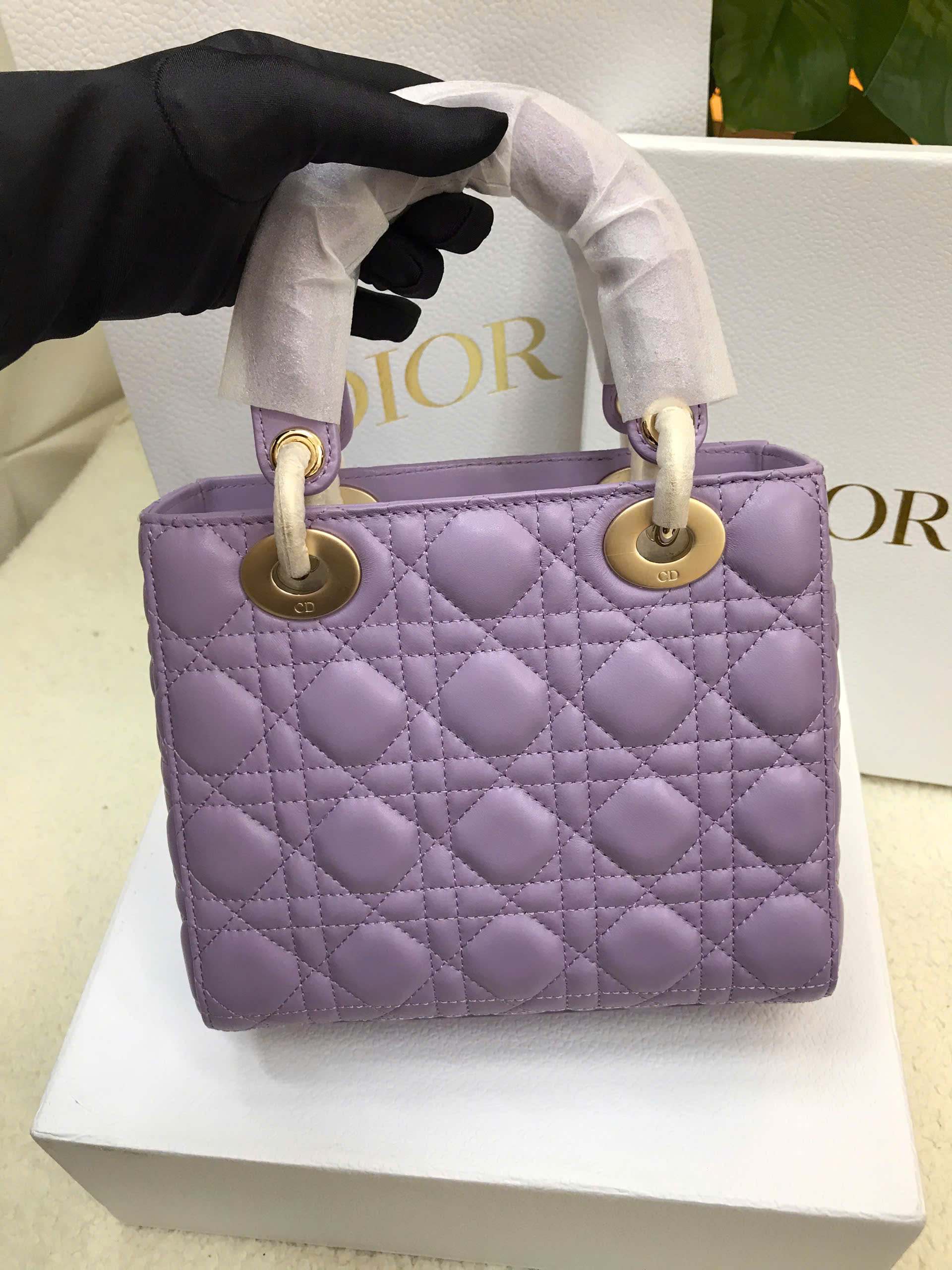 Túi Dior Small Lady Dior My ABCDior Vip Màu Tím Size 20cm