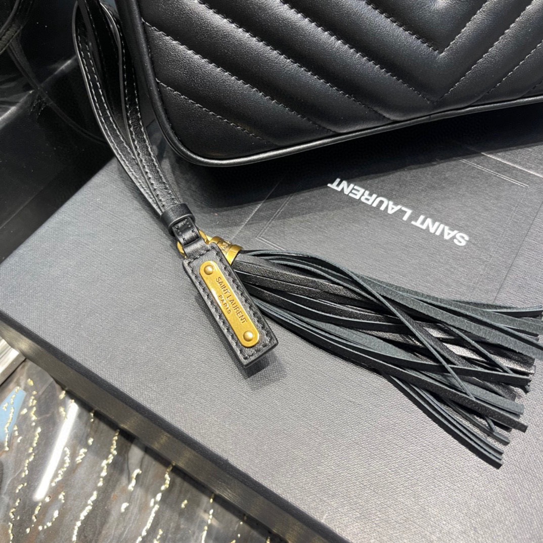 Túi Xách Ysl Siêu Cấp Lou Camera Bag In Quilted Leather Size 23 X 16 X 6 Cm 715232dv7041000