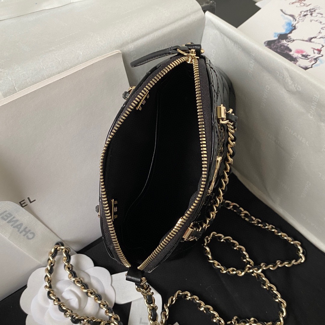 Túi Xách Chanel Hến Siêu Cấp Da Bóng AS3354 Size 16cm