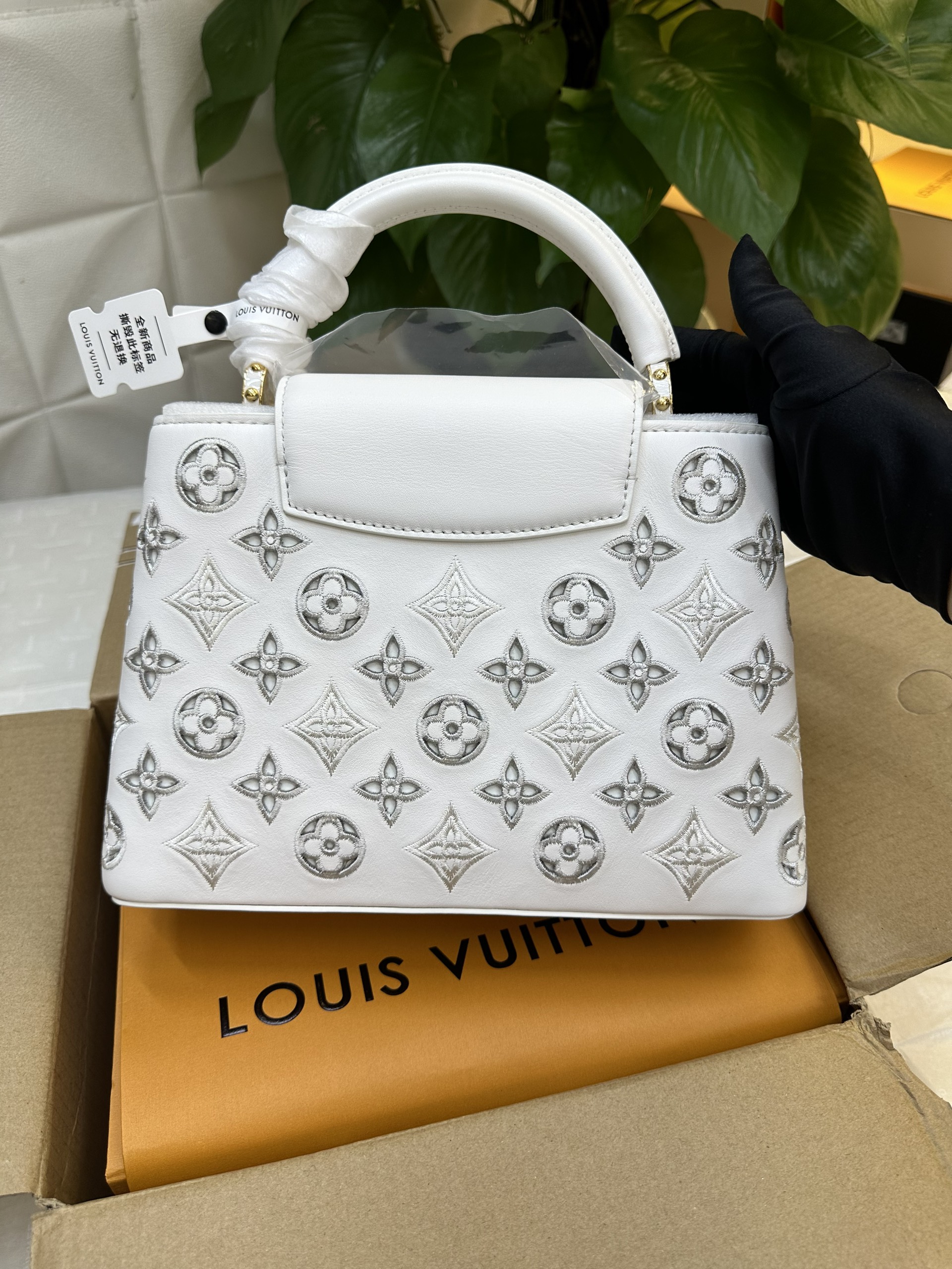 Túi LV Capucines BB White Vip Size 27cm