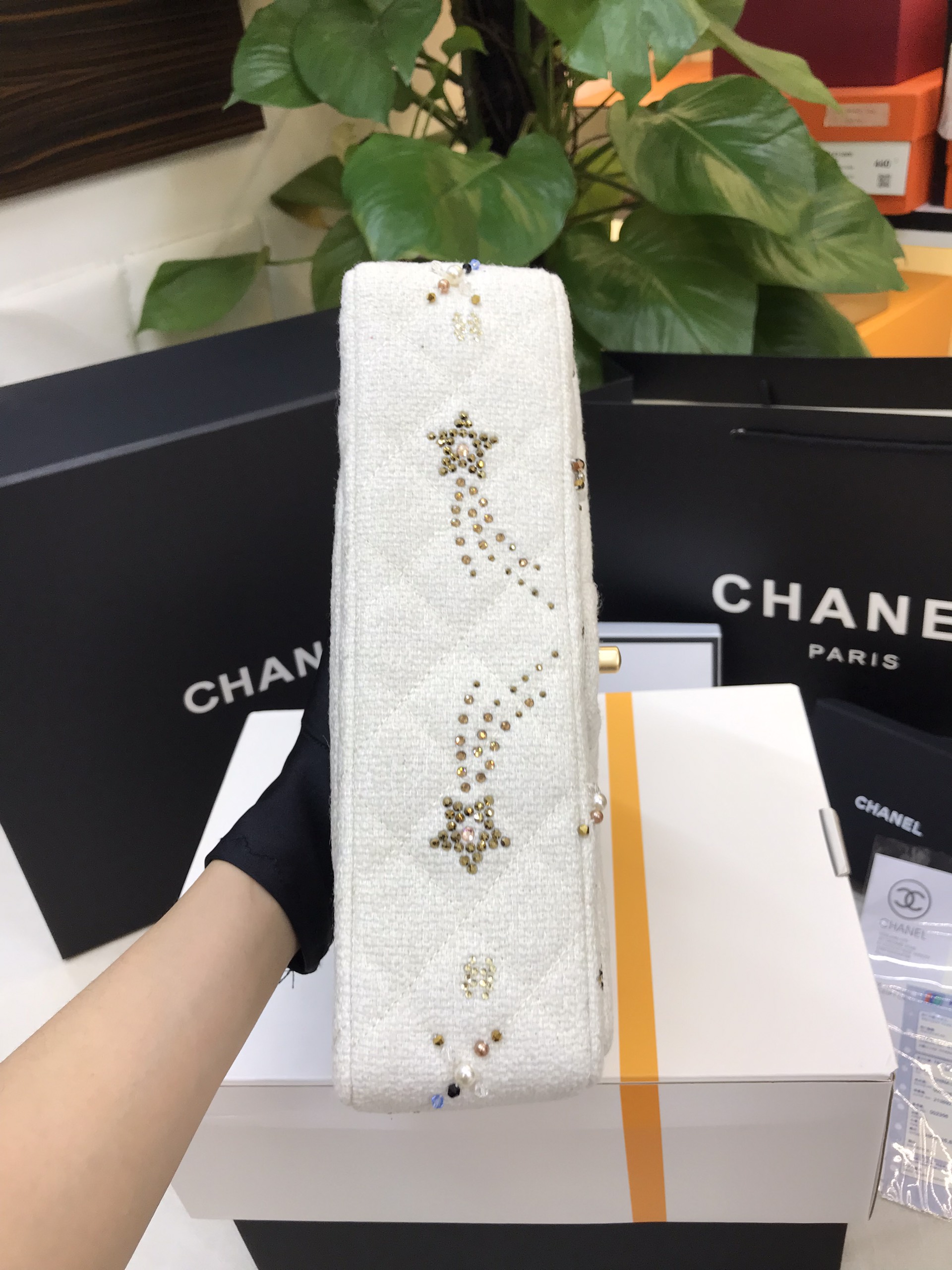 Túi Chanel Classic Starry Night Bag Vip Size 25cm