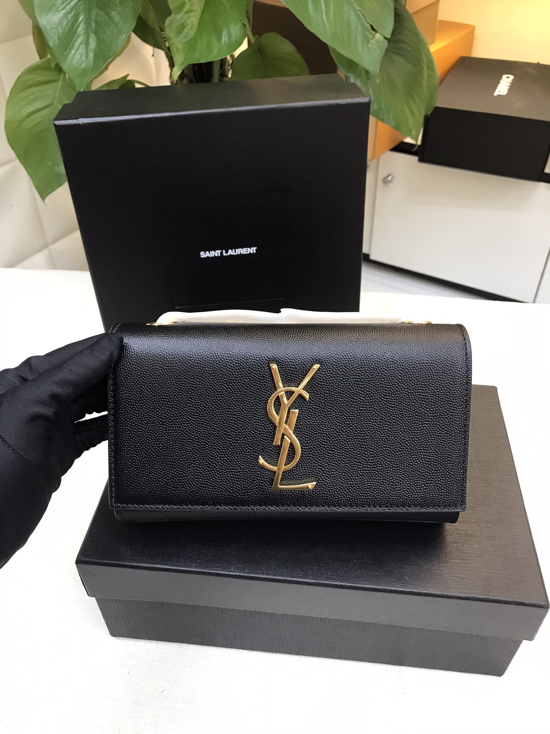 Túi YSL Kate Small In Grain De Poudre Embossed Leather Vip Size 20cm