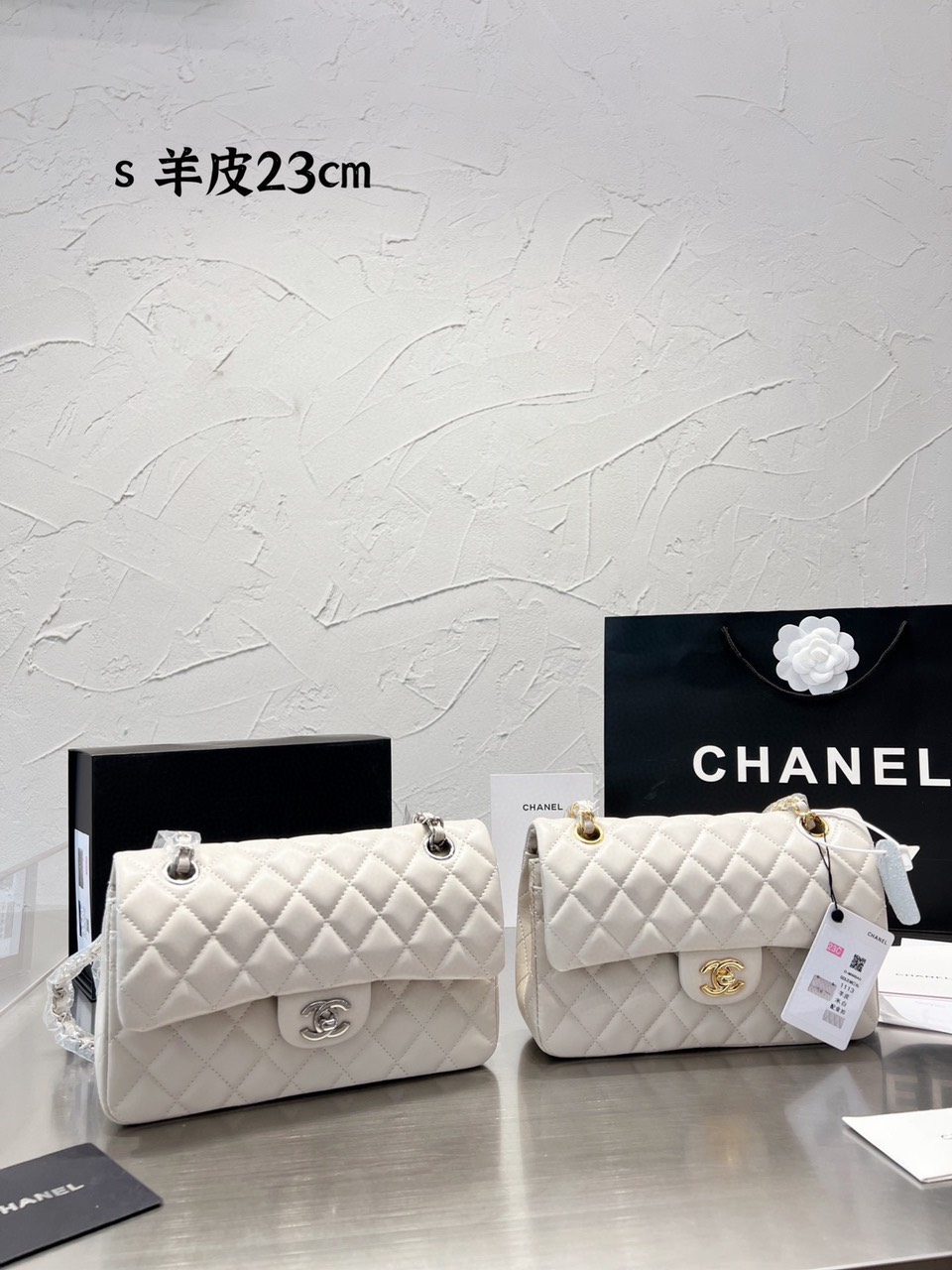 Tổng Hợp Túi Xách Chanel Classic Super Da Lì Size 23cm