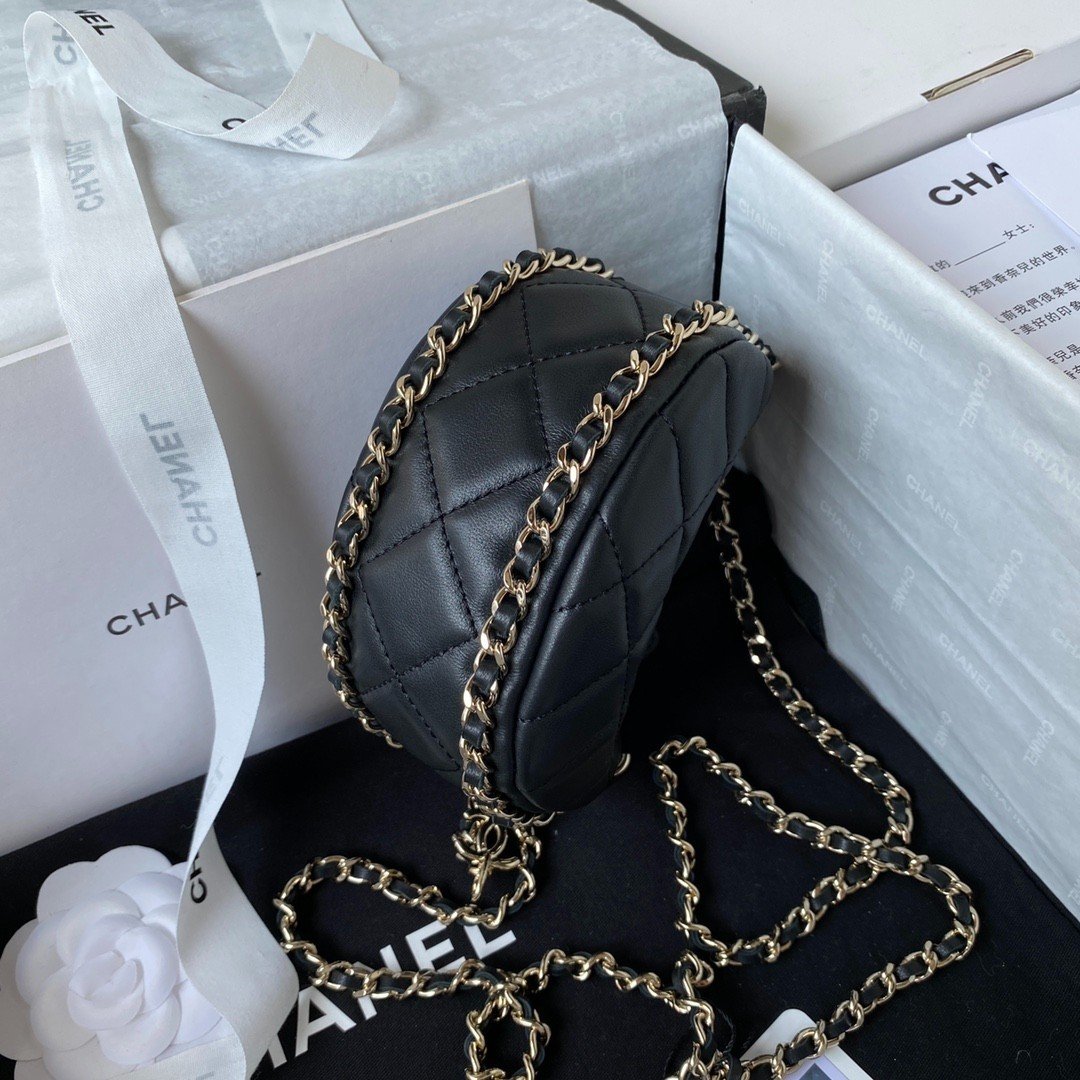 Túi Xách Chanel Mặt Trăng Mini Siêu Cấp Màu Đen
