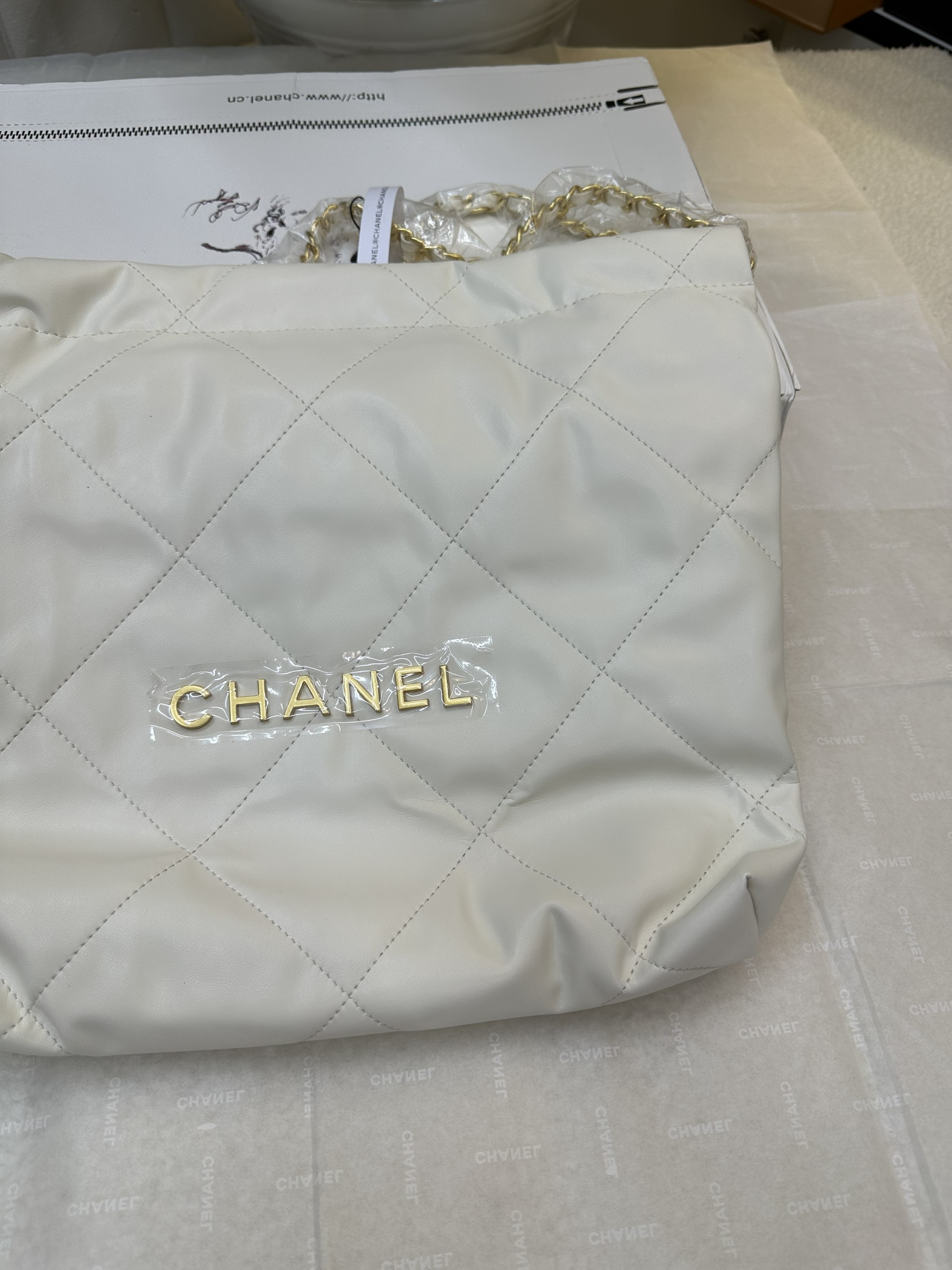 Túi Chanel Hobo White 22 Small Super Màu Trắng Size 35