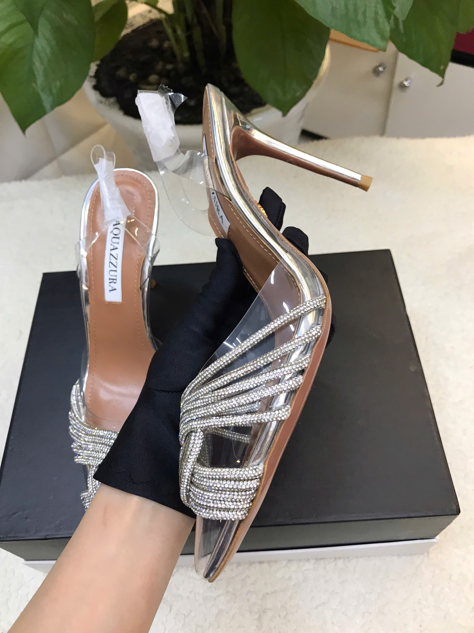 Giày Cao Gót Aquazzura Siêu Cấp Size 36