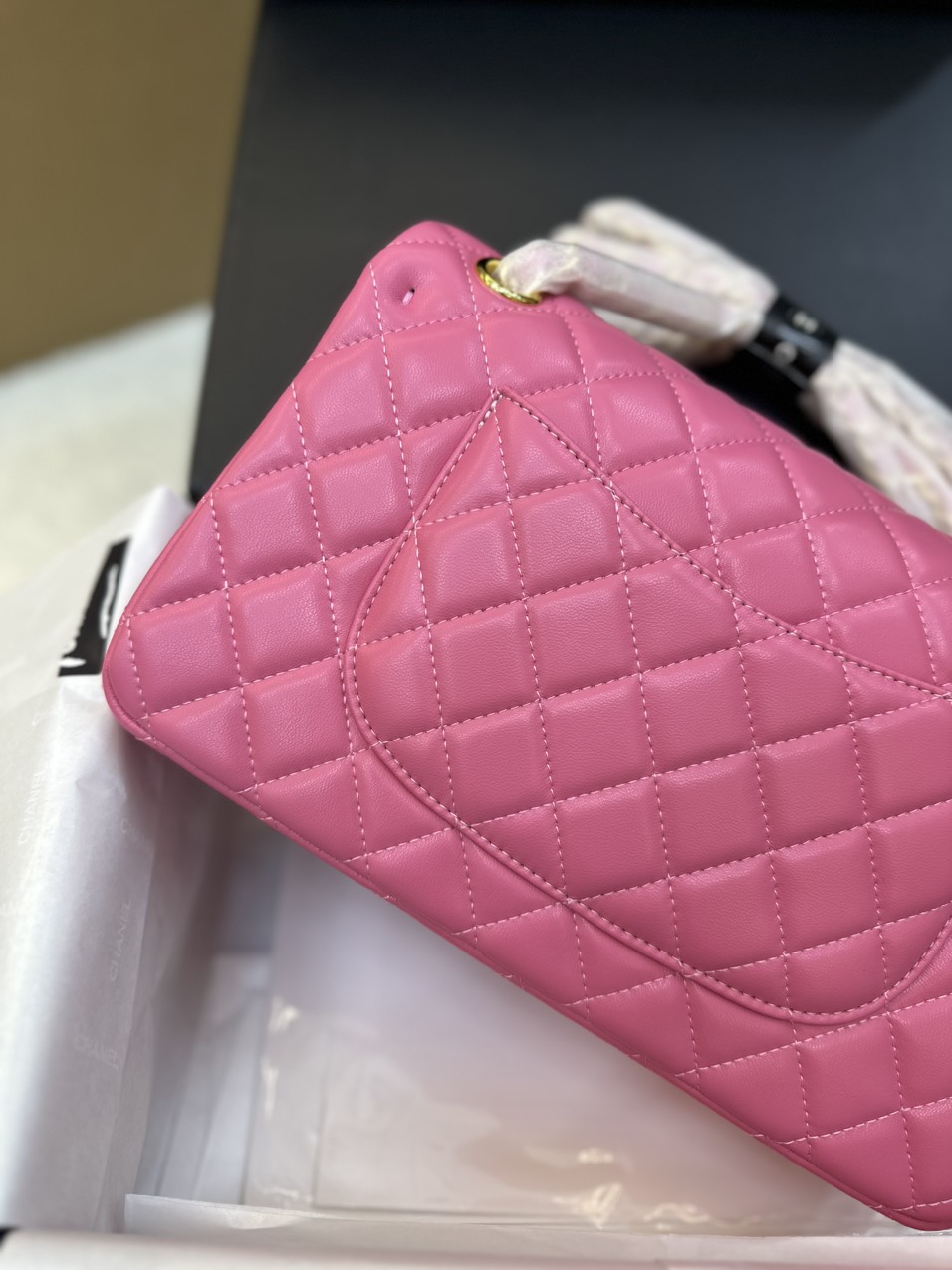 Túi Xách Chanel Classic Flap Màu Hồng Size 25cm
