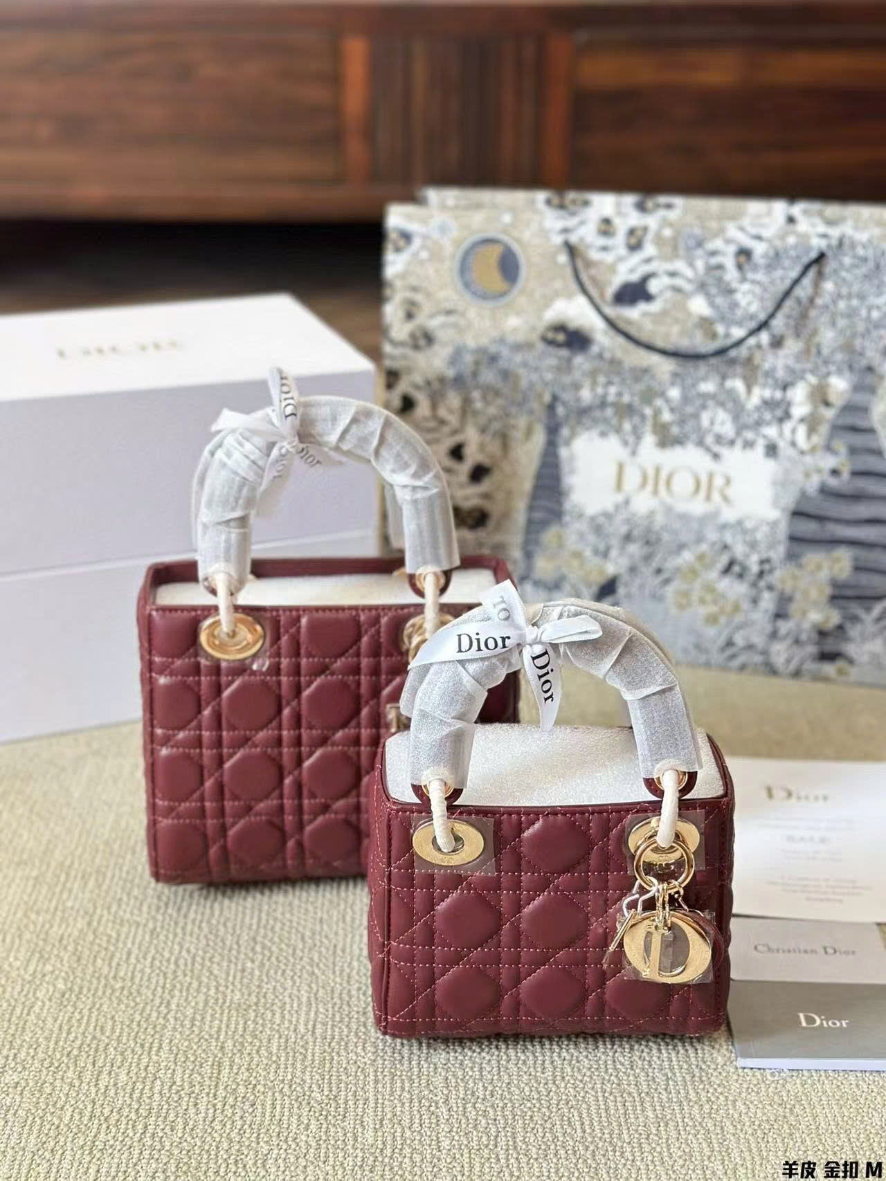 Bảng Màu Túi Lady Dior Super Size 17-20cm