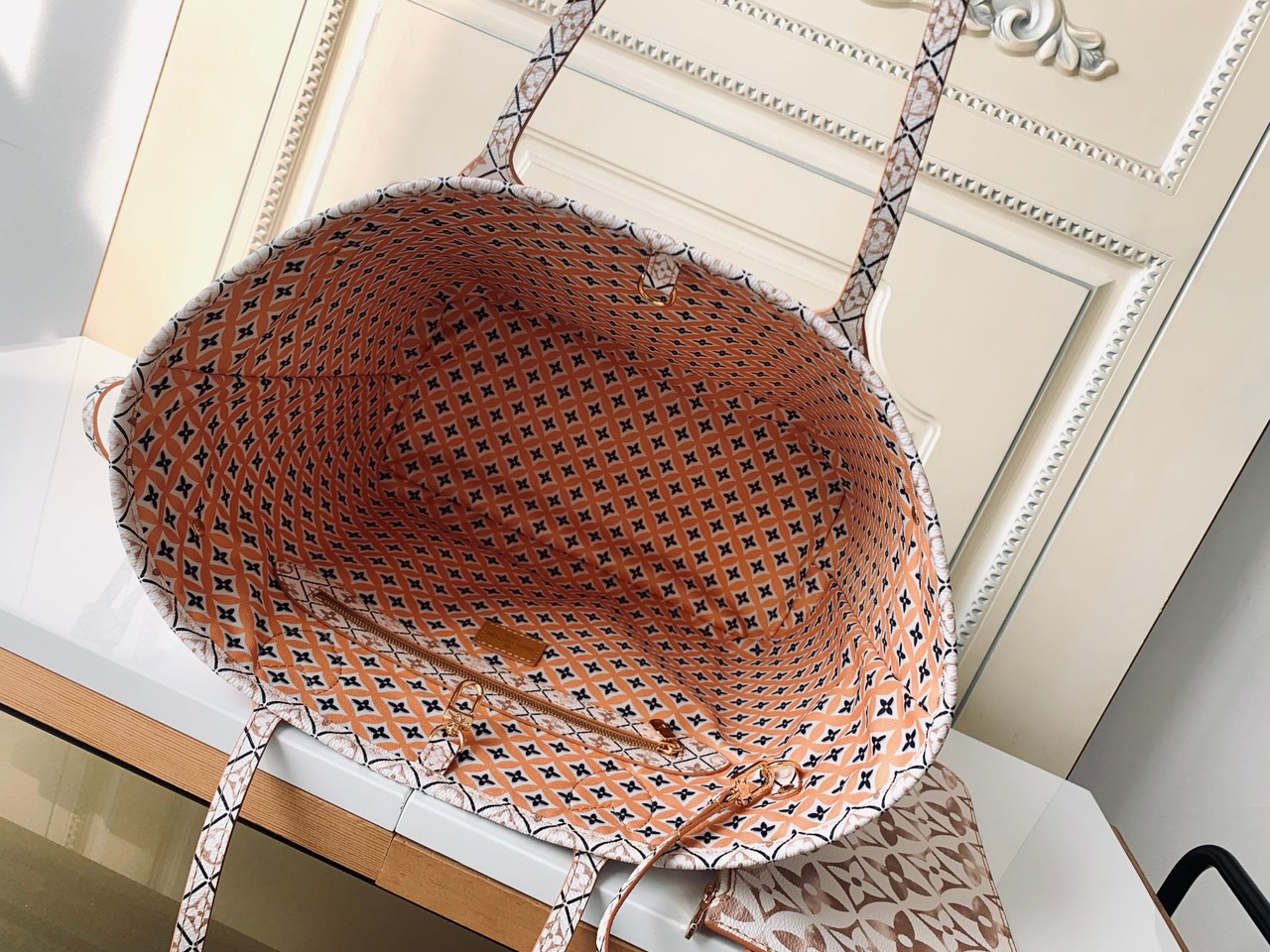 Túi Xách LV Neverfull Siêu Cấp Màu Trắng Size 32cm M22978