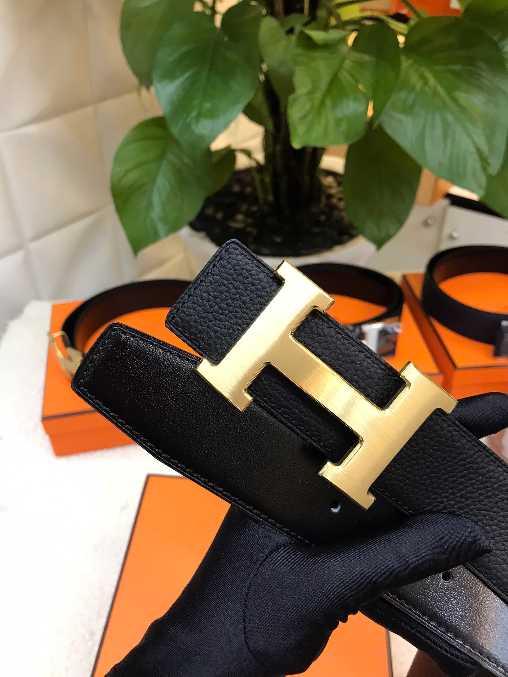 Thắt Lưng Hermes Constance Belt Buckle & Reversible leather strap 38mm Siêu Cấp