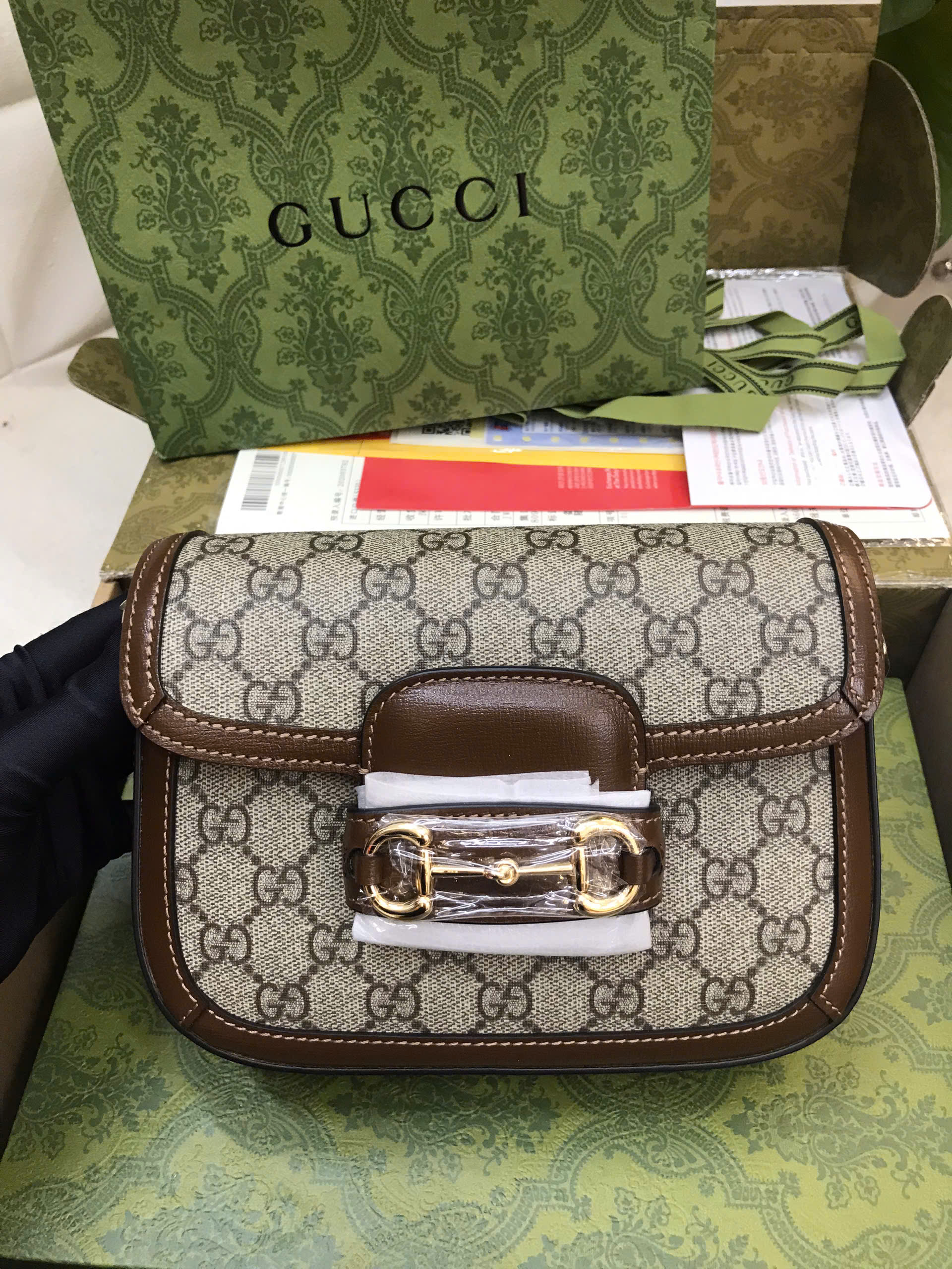 Túi Gucci Horsebit 1955 Mini Shoulder Bag Siêu Cấp Size 20cm