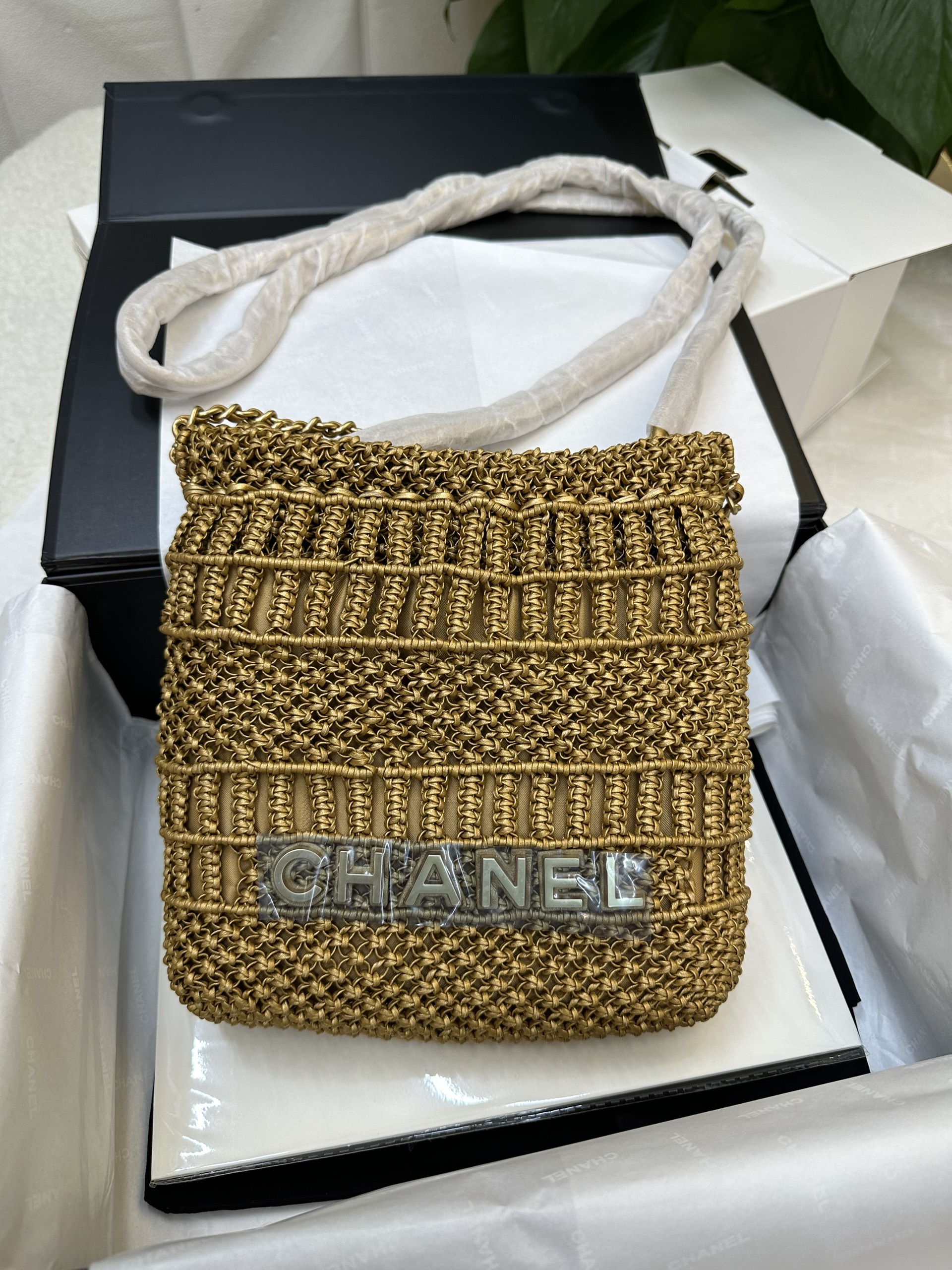 Túi Chanel 22 Mini VIP Màu Vàng Size 20cm
