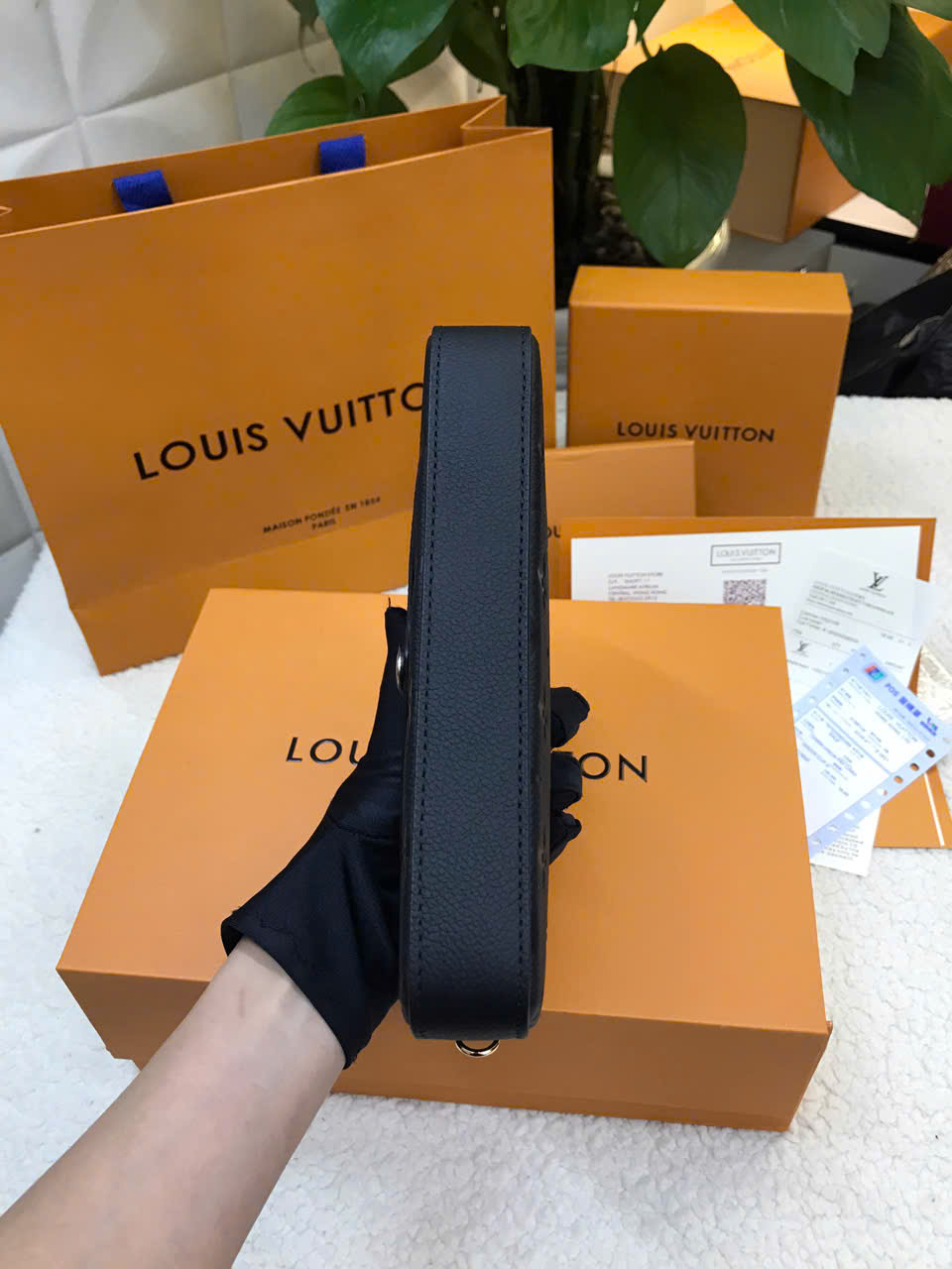 Túi LV Félicie Pochette Vip Màu Đen Size 21cm M82477