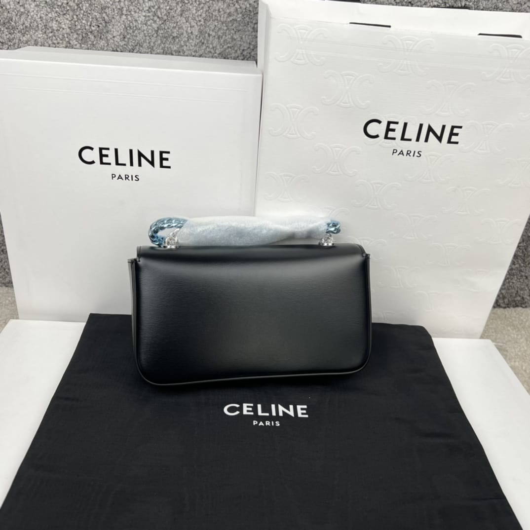 Túi Xách Céline Siêu Cấp Triomphe Màu Đen Size 20.5×10.5×4 cm 197993