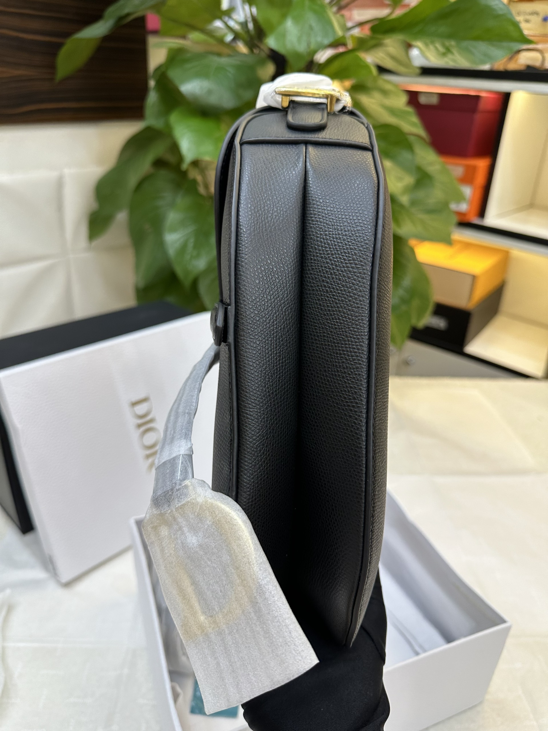 Túi Dior Saddle Bag With Strap Black Vip Size 25cm