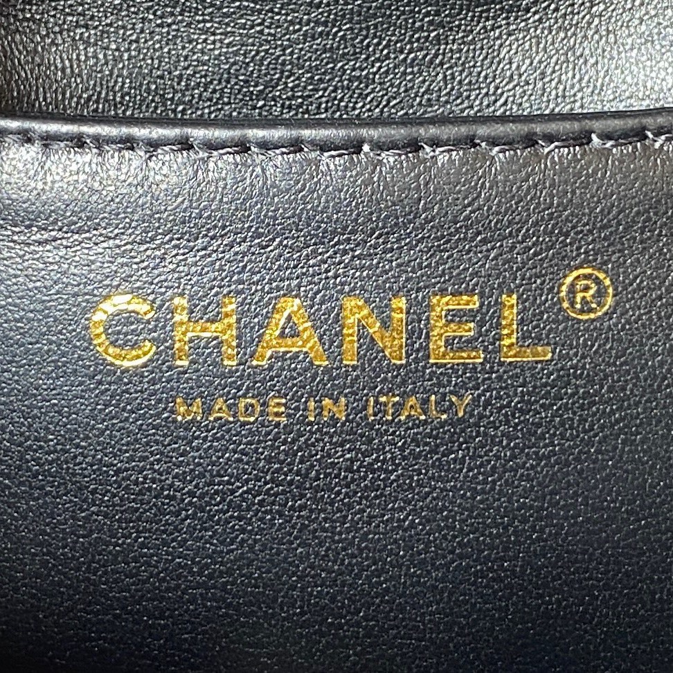 Túi Xách Chanel Hobo Siêu Cấp Da Hạt Màu Đen Size 20cm AS3830