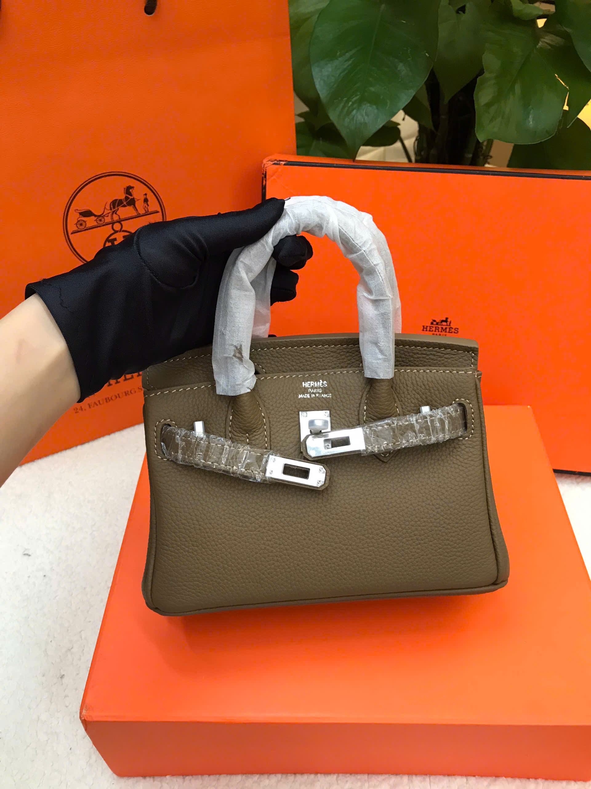 Túi Hermes Birkin 20 Super Màu Be Size 20cm