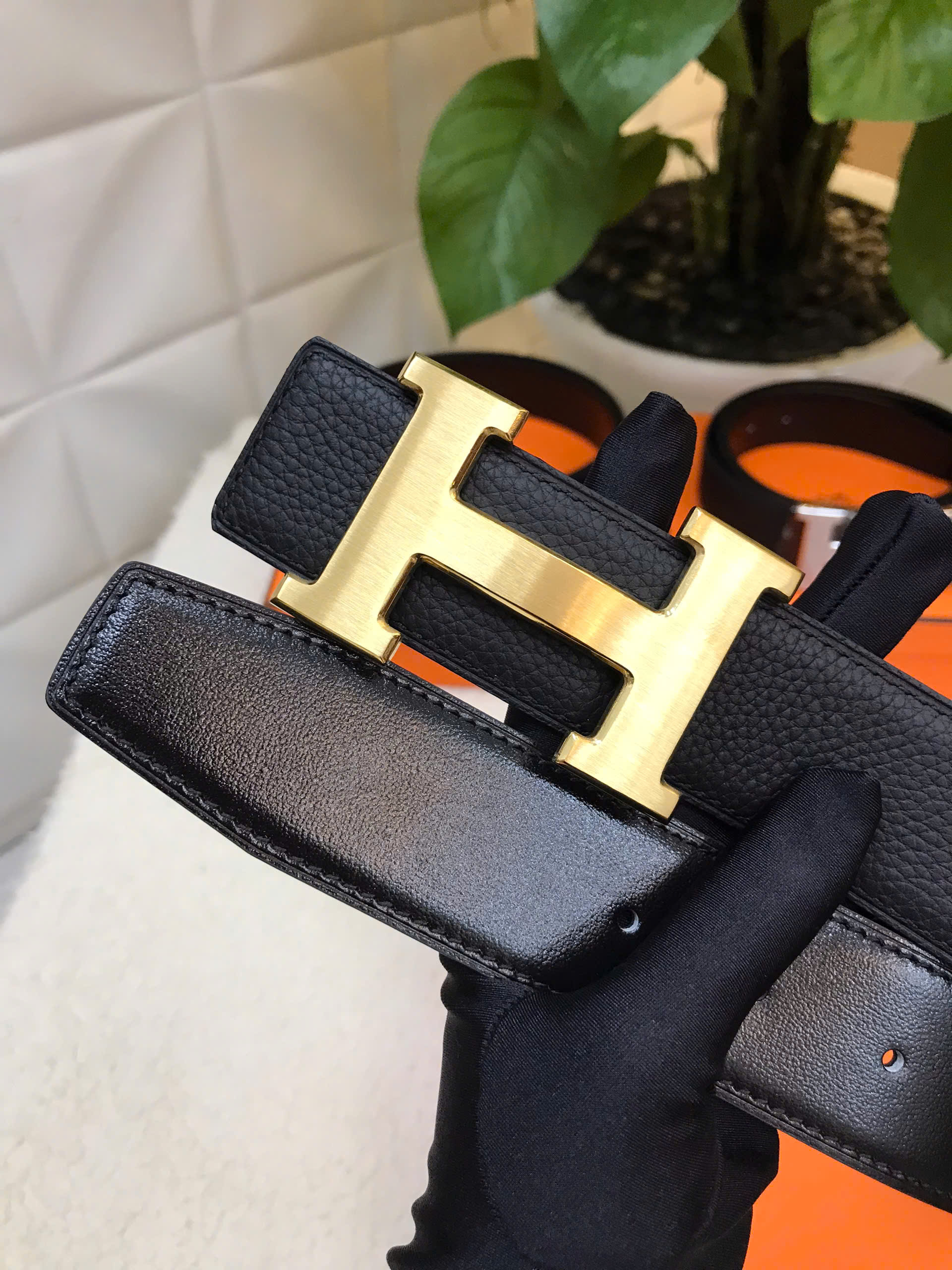 Thắt Lưng Hermes Constance Belt Buckle & Reversible leather strap 38mm Siêu Cấp