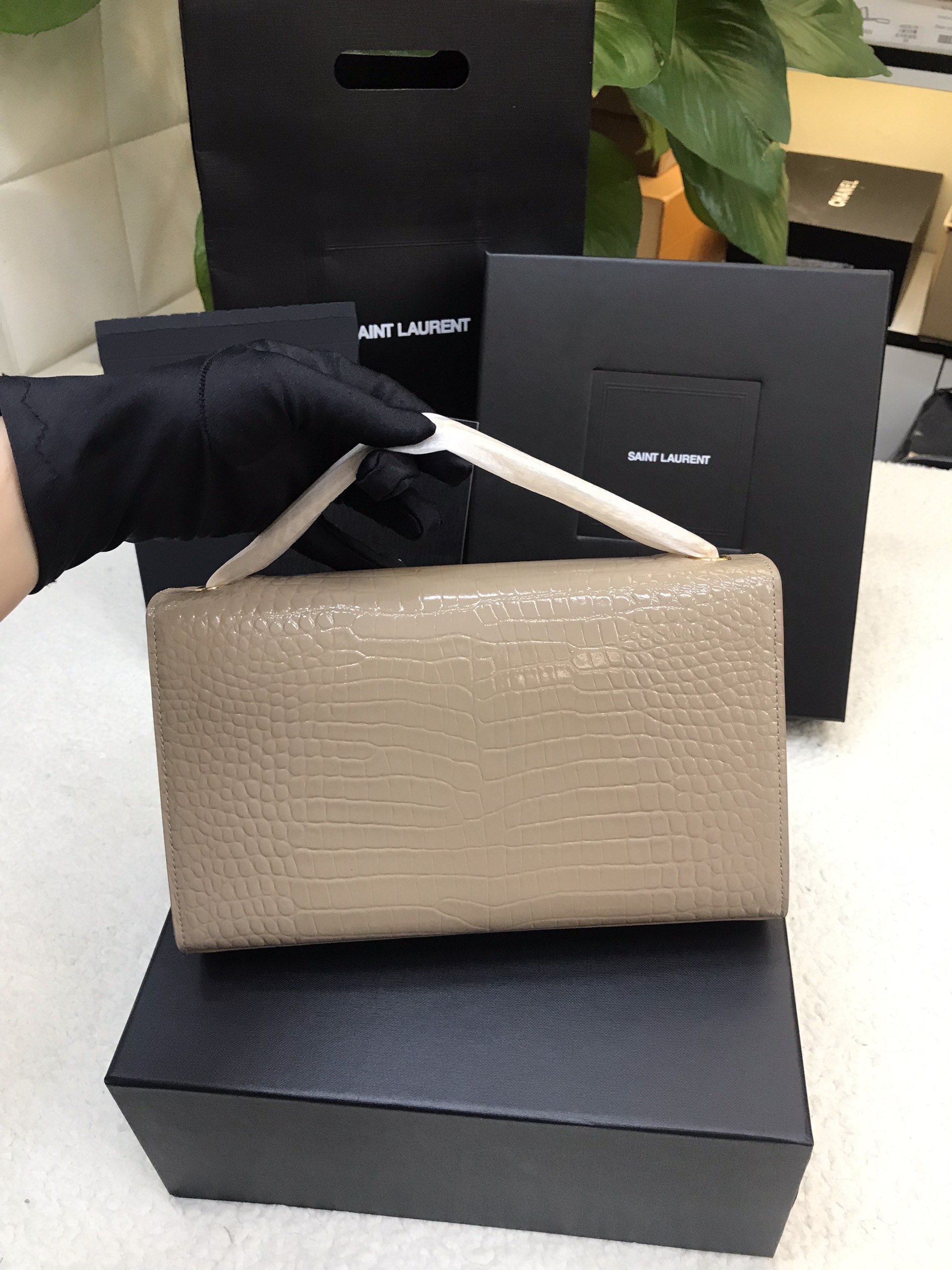 Túi YSL Kate Medium Beige Vip Size 24cm