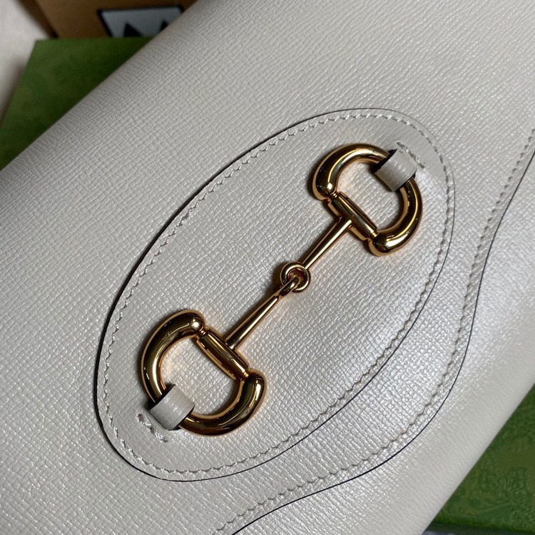 Túi Xách Gucci Horsebit Siêu Cấp Màu Trắng 677286 Size 26cm