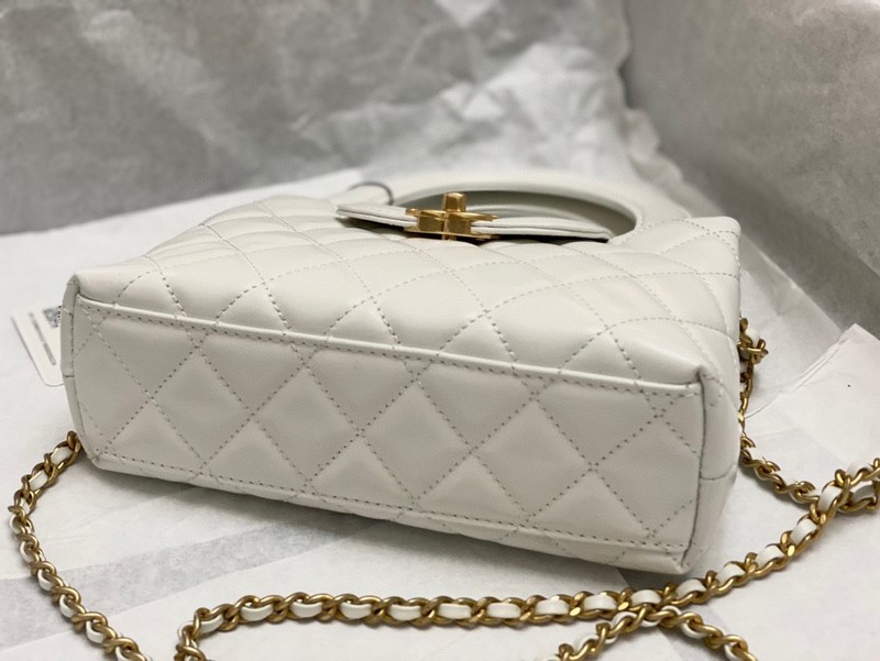 Túi Xách Chanel Kelly Mini Shopping Bag Màu Trắng AS4416 Chanel 23K