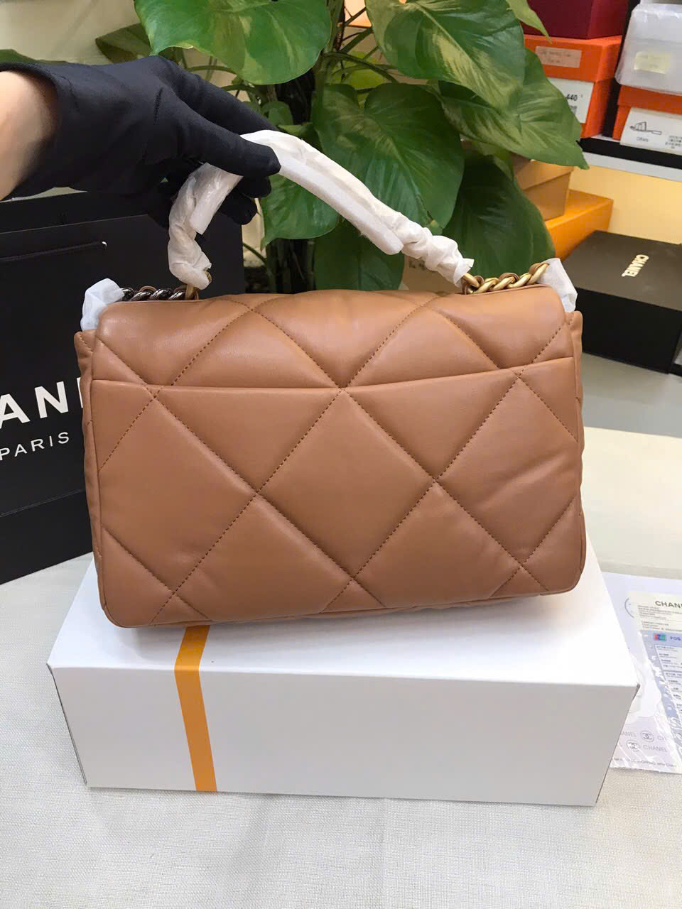 Túi Chanel 19 Bag Vip Màu Nâu Size 30cm