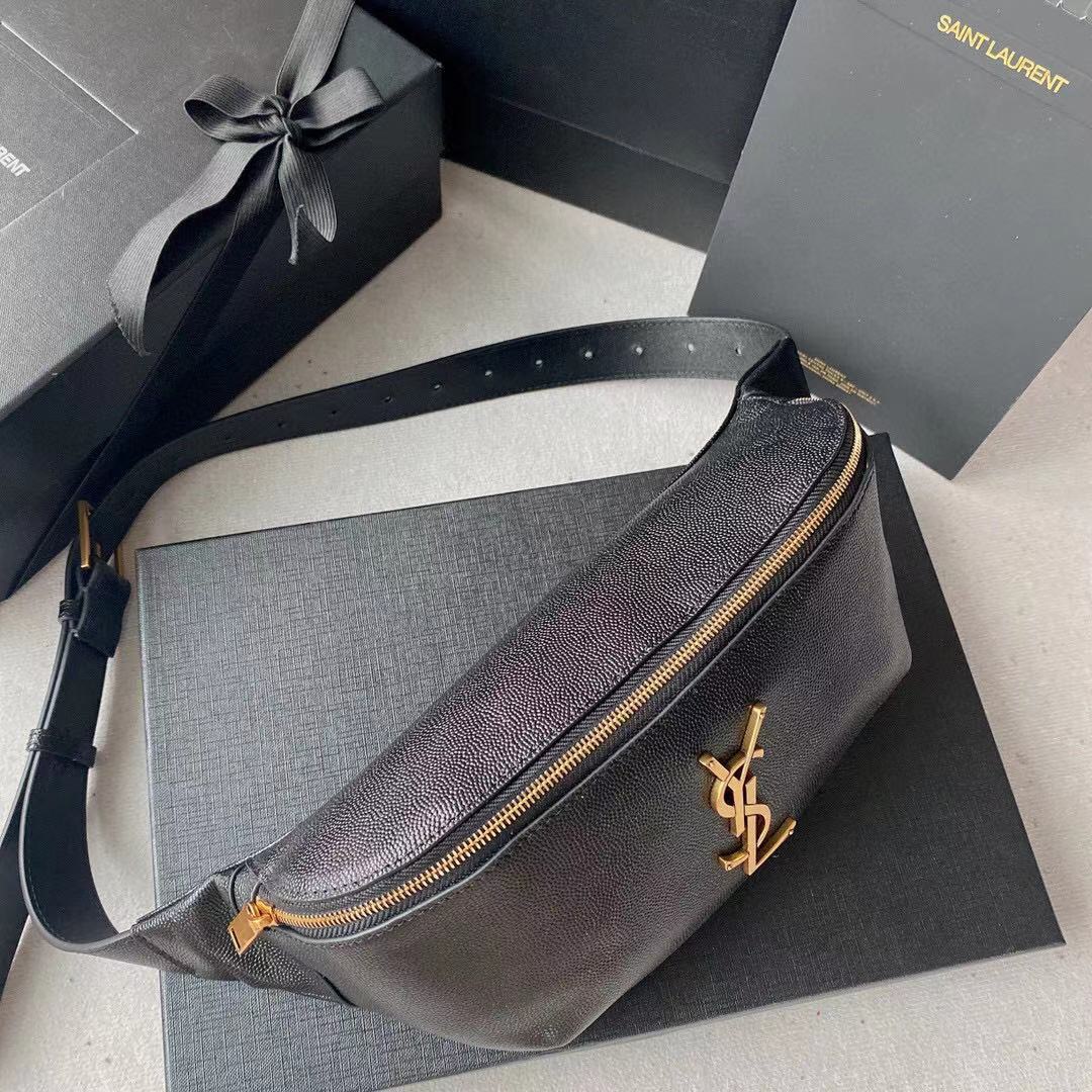 Túi YSL Cassandre Classic Belt Bag In Grain De Poudre Enbossed Leather Siêu Cấp Size 25cm