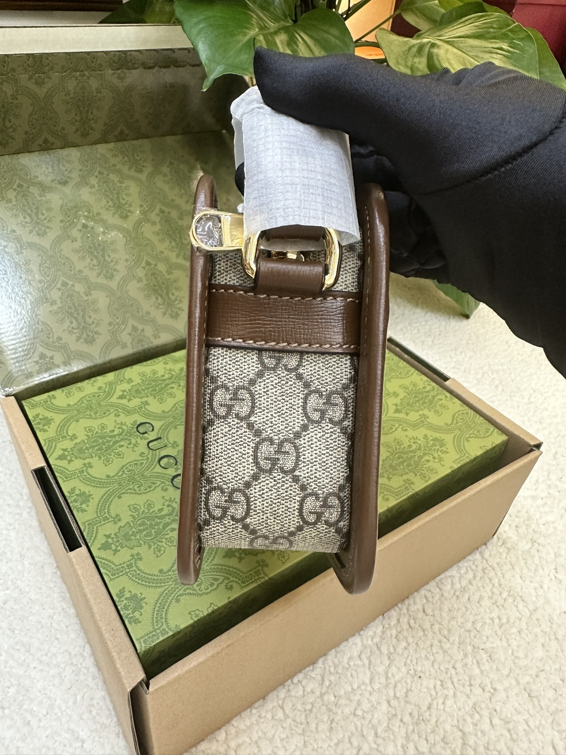 Túi Gucci Mini Bag With Interlocking G VIP Size 23cm