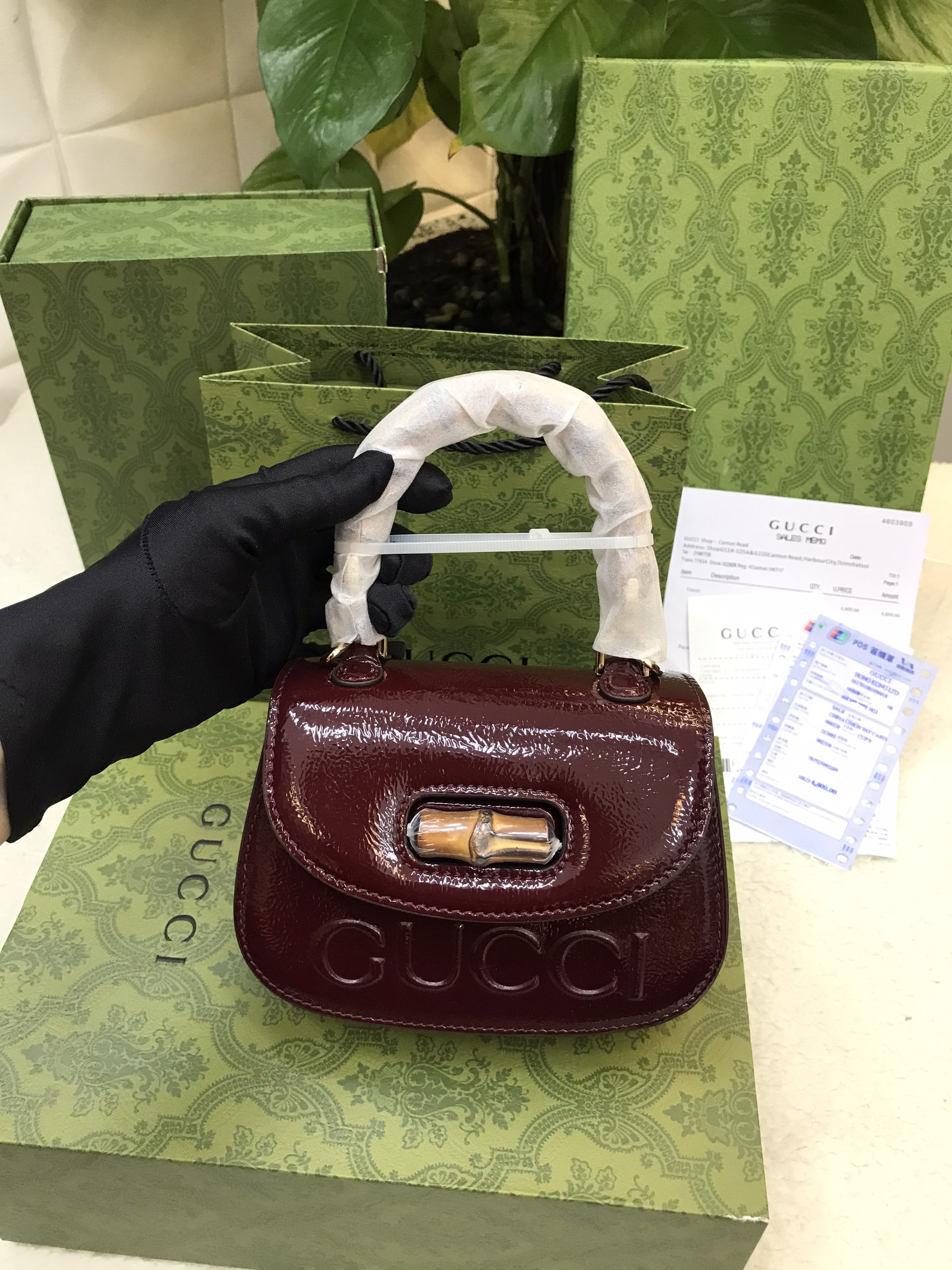 Túi Gucci Bamboo 1947 Mini Top Handle Bag Vip Size 17cm 786482