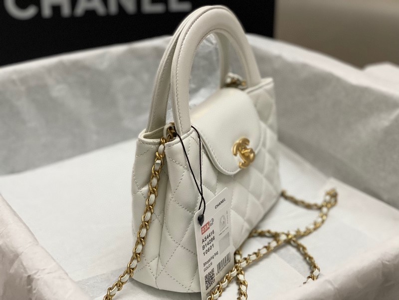 Túi Xách Chanel Kelly Mini Shopping Bag Màu Trắng AS4416 Chanel 23K