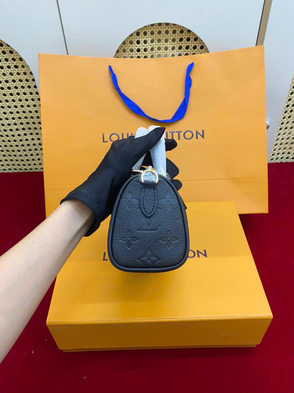Túi Xách LV Nano Speedy M82450 Siêu Vip Size 16cm