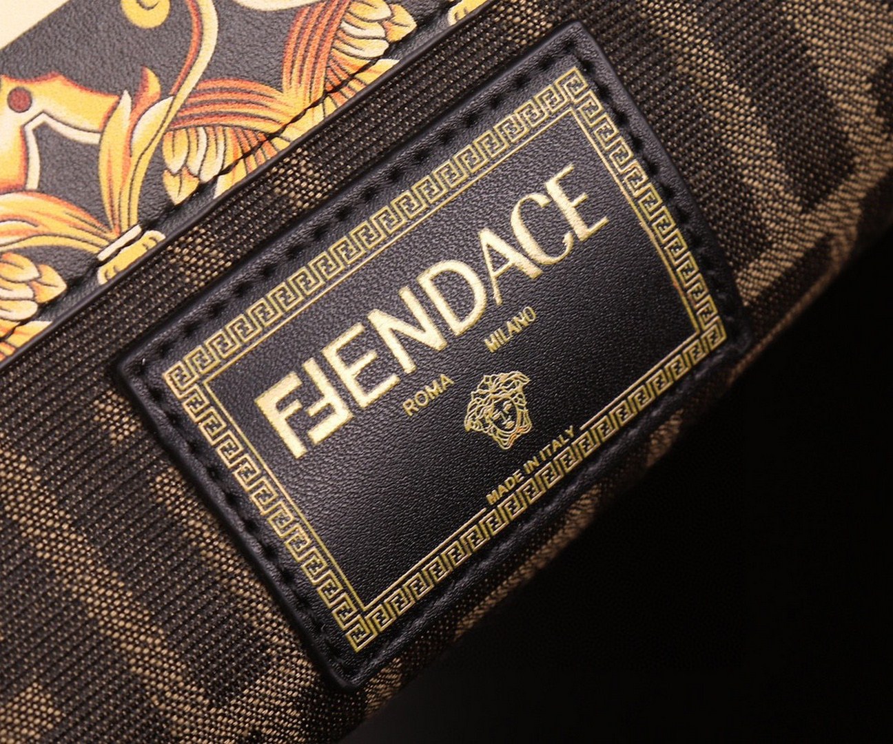 Túi Xách Fendi X Versace Super Size 35 Full Box M7704
